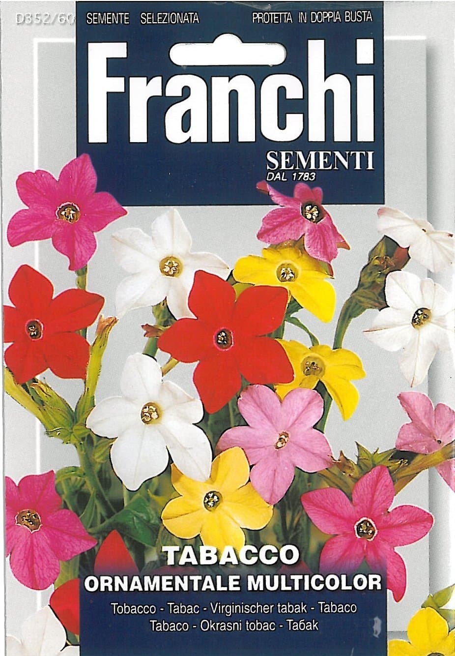 Franchi Nicotiana Tabacco ornamentale multicolor