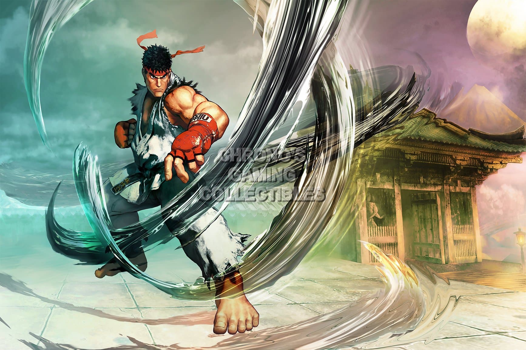 CGC Huge Poster - Street Fighter V Ryu PS4 PC - SFV010 (24" X 36")