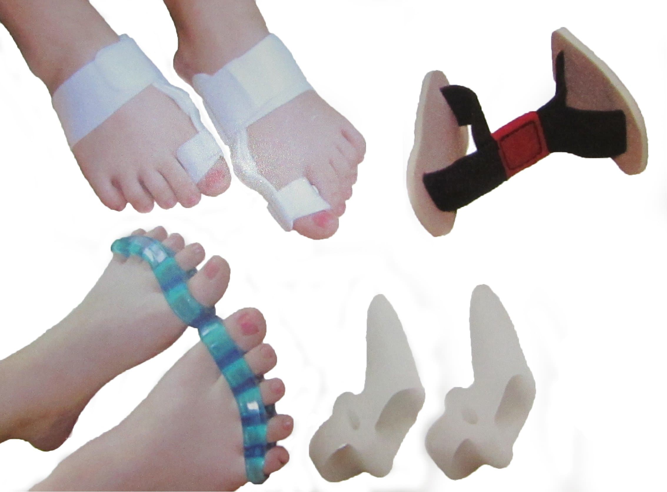 Premium Medical Bunion Corrector Kit By SSI - All-Inclusive Bunion Pain Relief & Foot Support Bundle - Includes Gel Toe Separators & Stretchers, Bunion Splints & Big Toes Strap - 7 Pieces Set