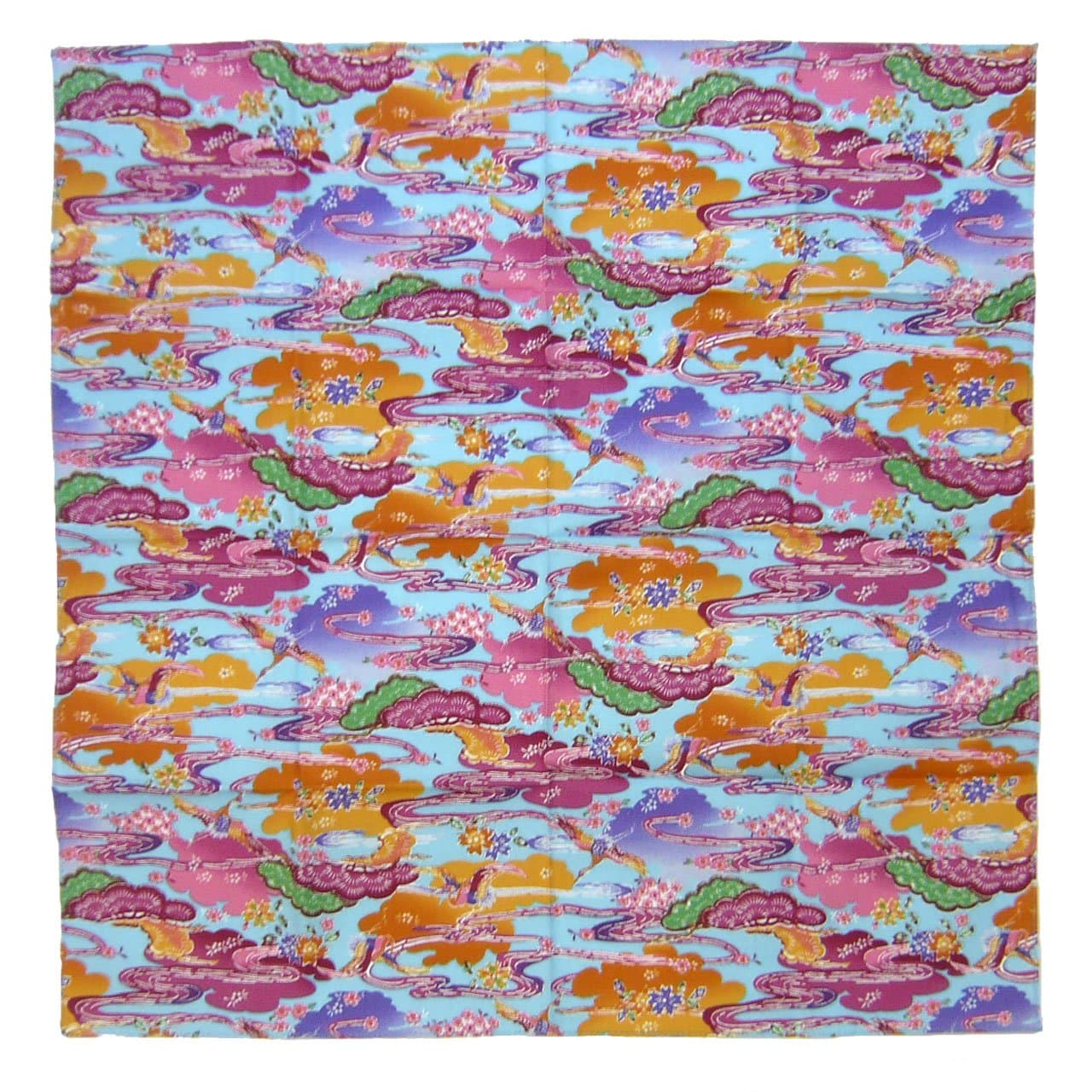 Women's Japanese Traditional Pattern Large Handkerchief