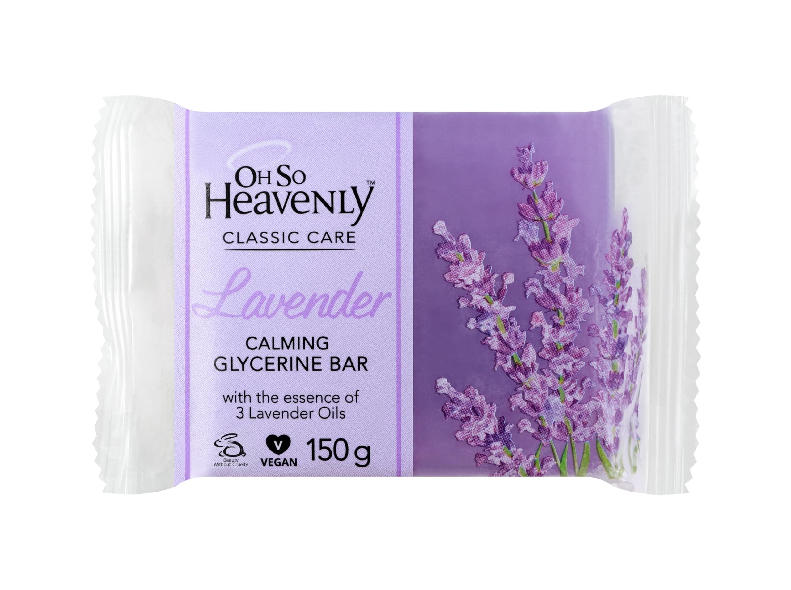 Lavender Fragranced Glycerine Bar, 150 gm