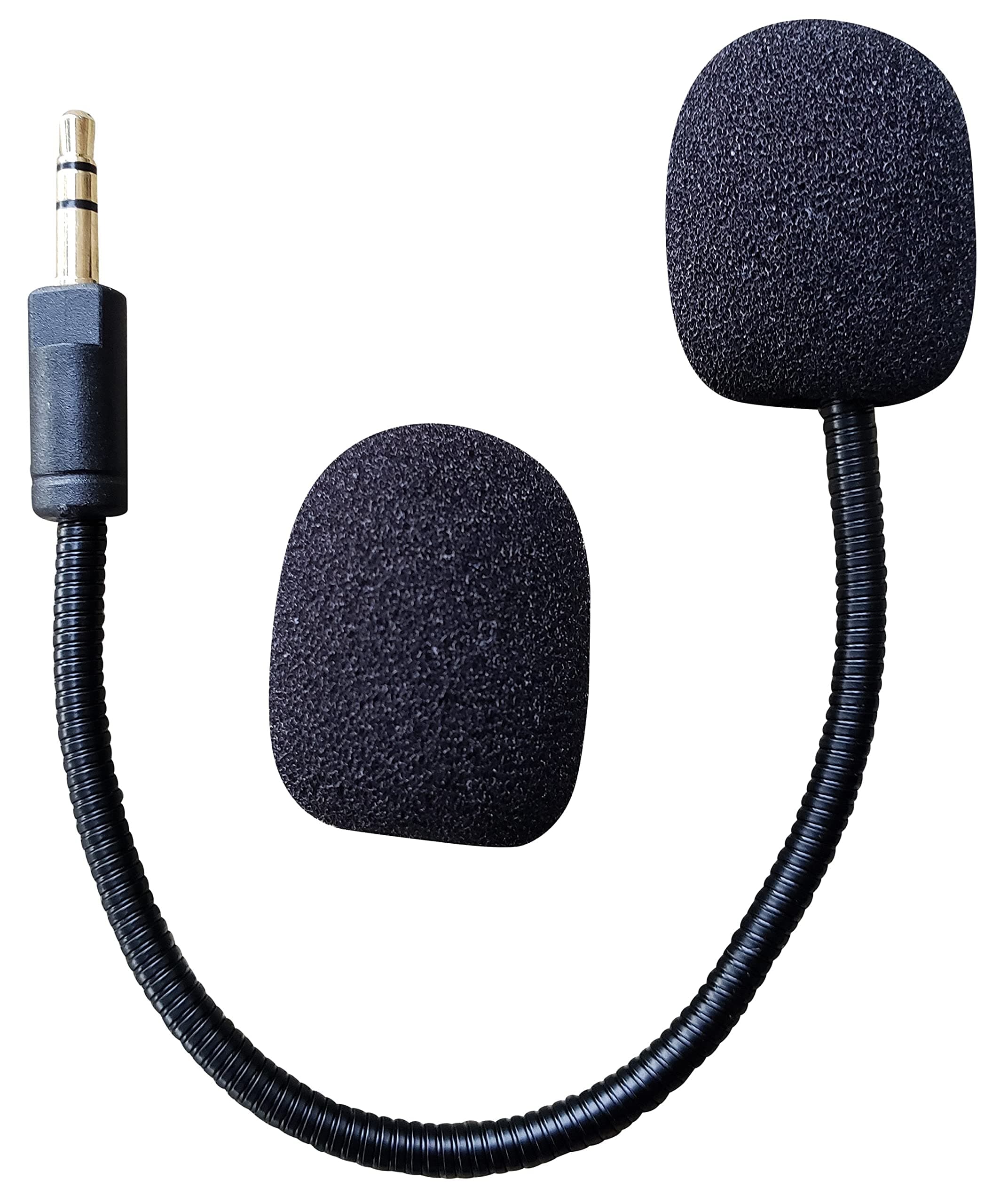 Barracuda X Mic Replacement Detachable Game Microphone Boom for Razer Barracuda X PS4 Pro PS5 Xbox One X Computer PC Gaming Headsets 3.5mm Jack Noise Cancelling