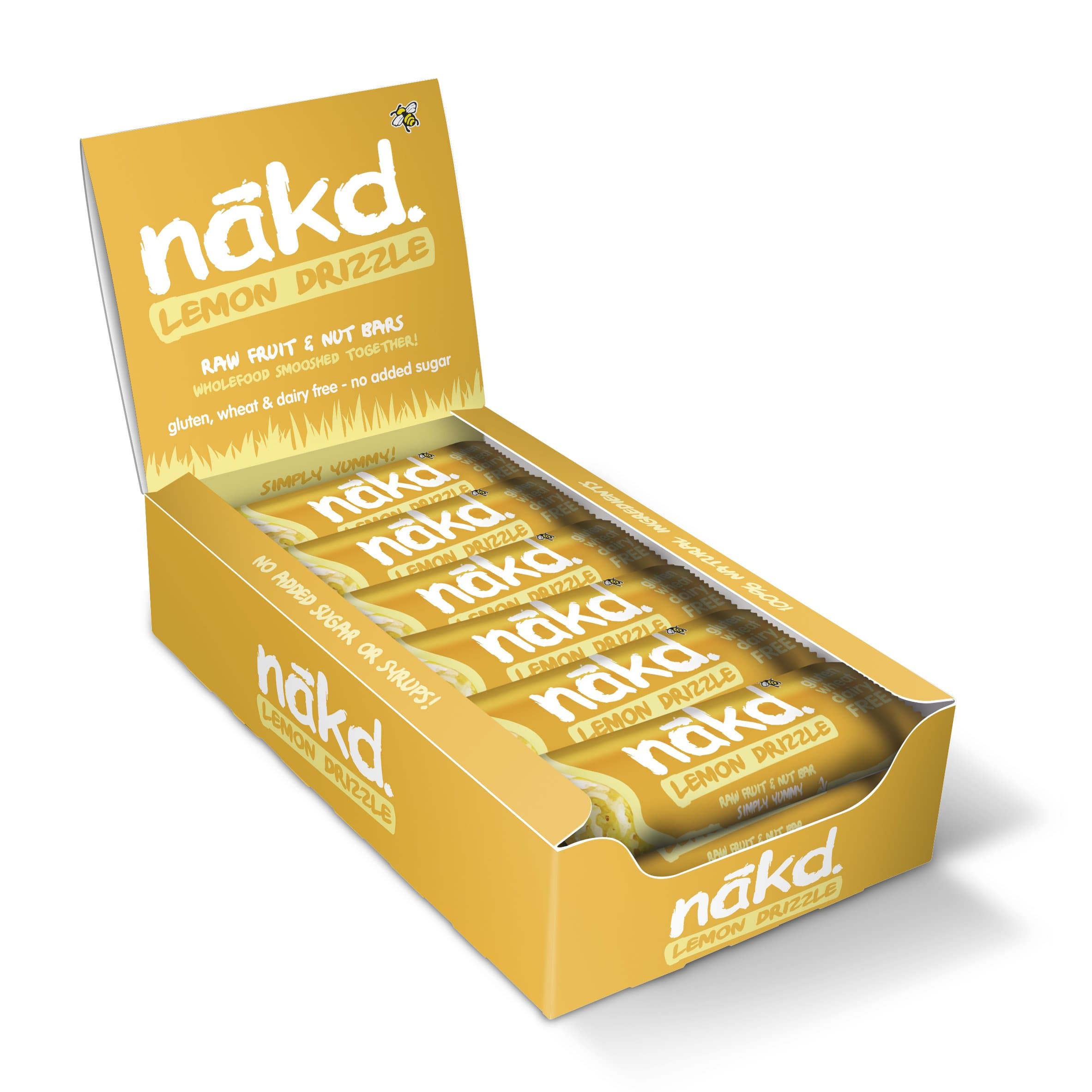 Nakd Bar Lemon Drizzle Gluten Free (35g x 18)