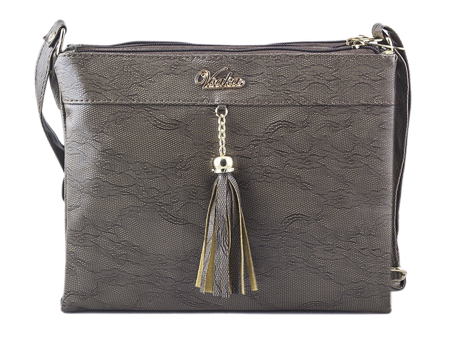 Serra Paris Women's Casual/Party Sling Bag (Available in Metallic Rose, Pink, Glory Pink, Orange, Offwhite, Metallic Orange, Chrome grey, Grey, Metallic Grey, Metallic Wine)