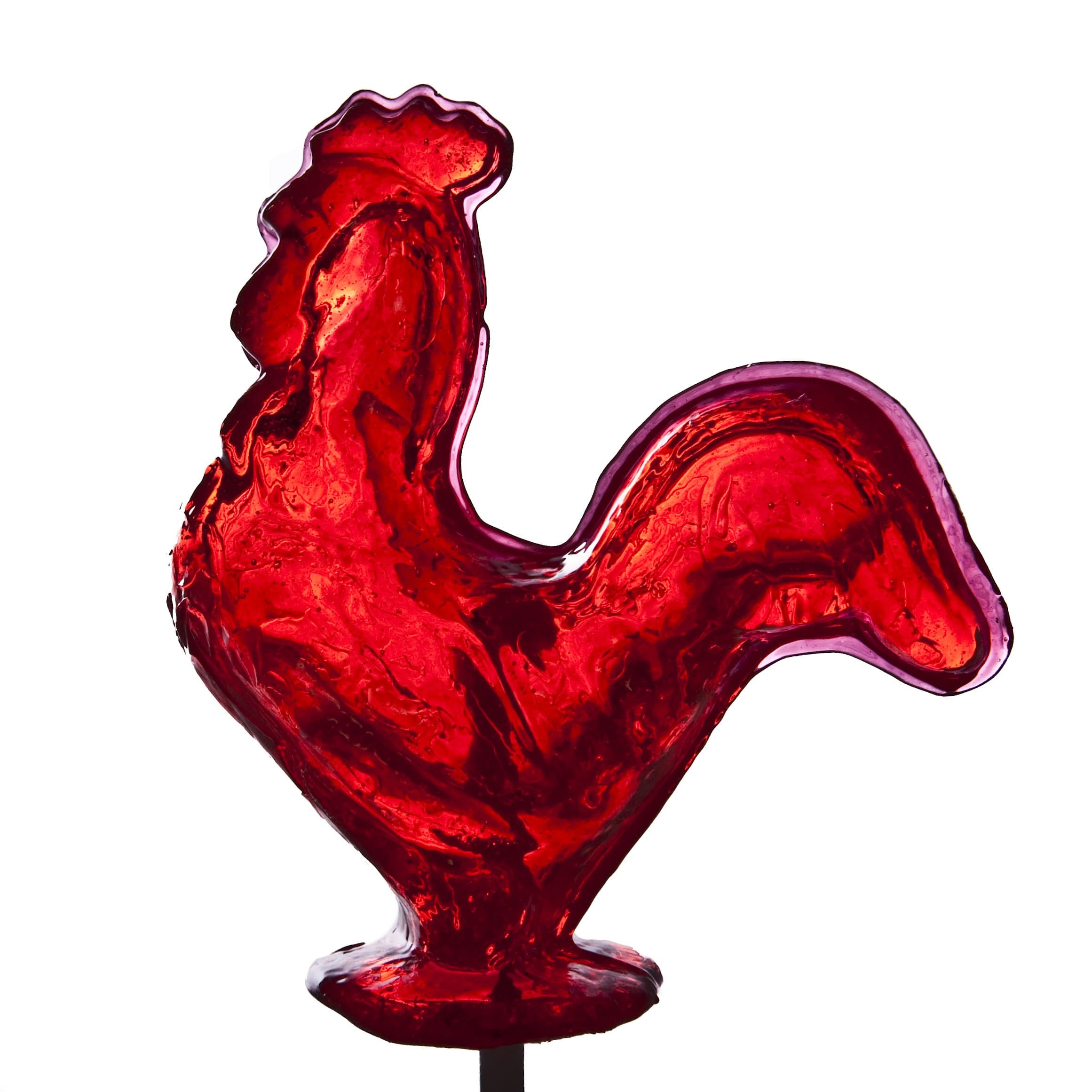 Lollipop Rooster - Rooster 3D Lollipop - 5 pack - Russian Pear