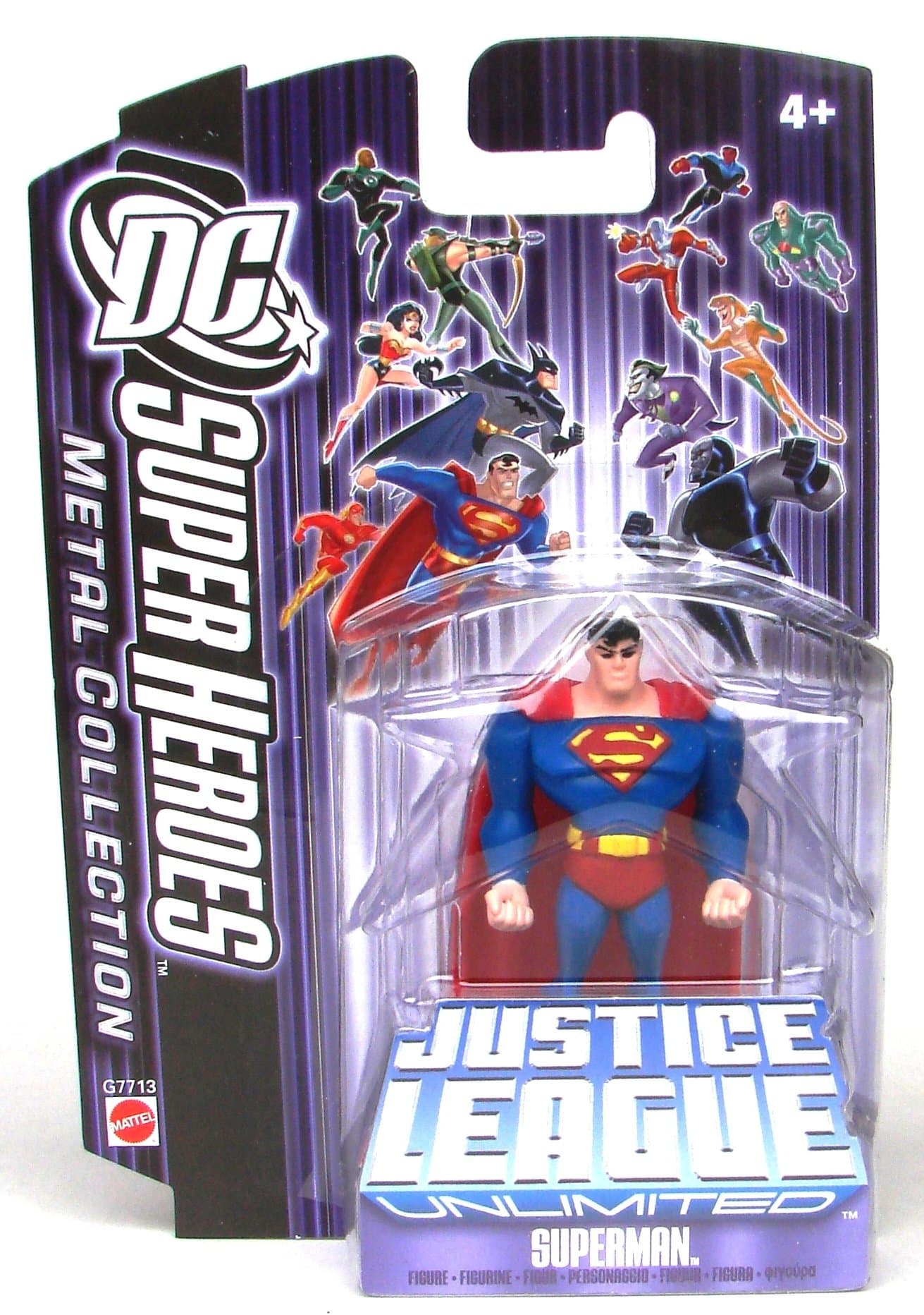 DC Super Heroes G7713 Superman Justice League Unlimited 7cm Metal Collection Figure