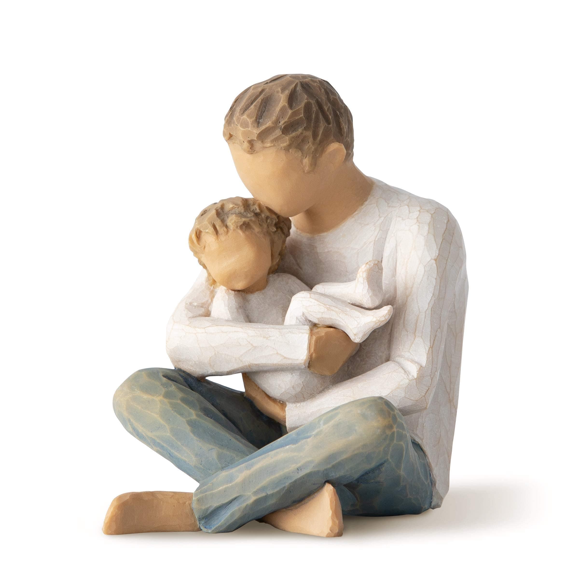 Willow Tree Little One, We've Only Just Begun, Forever My Little One, Celebrates The Loving Relationships Between Parent and Child, Father and Daughter, Sculpted Hand-Painted Figure