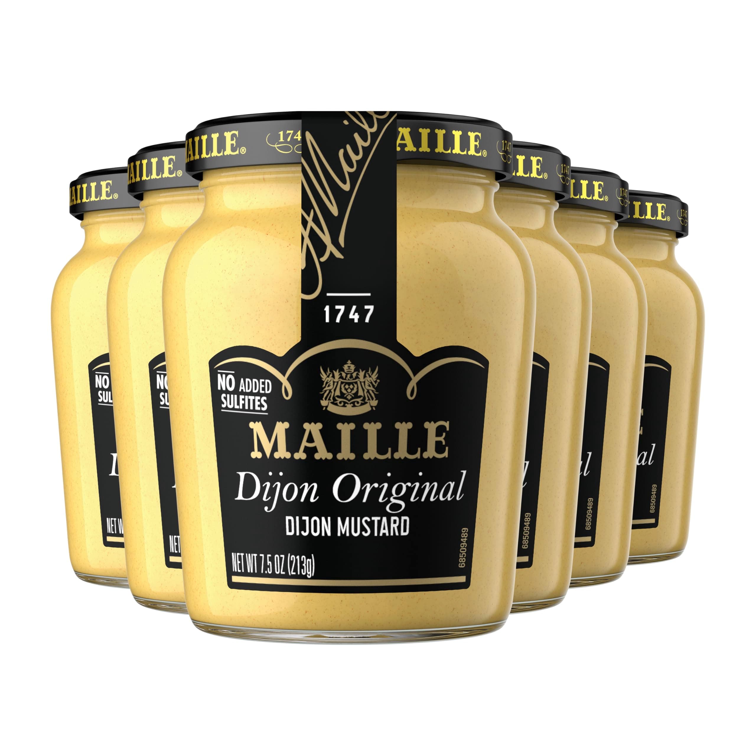 Maille Mustard, Dijon Originale No Added Sulfites, 7.5 oz, 6 Count
