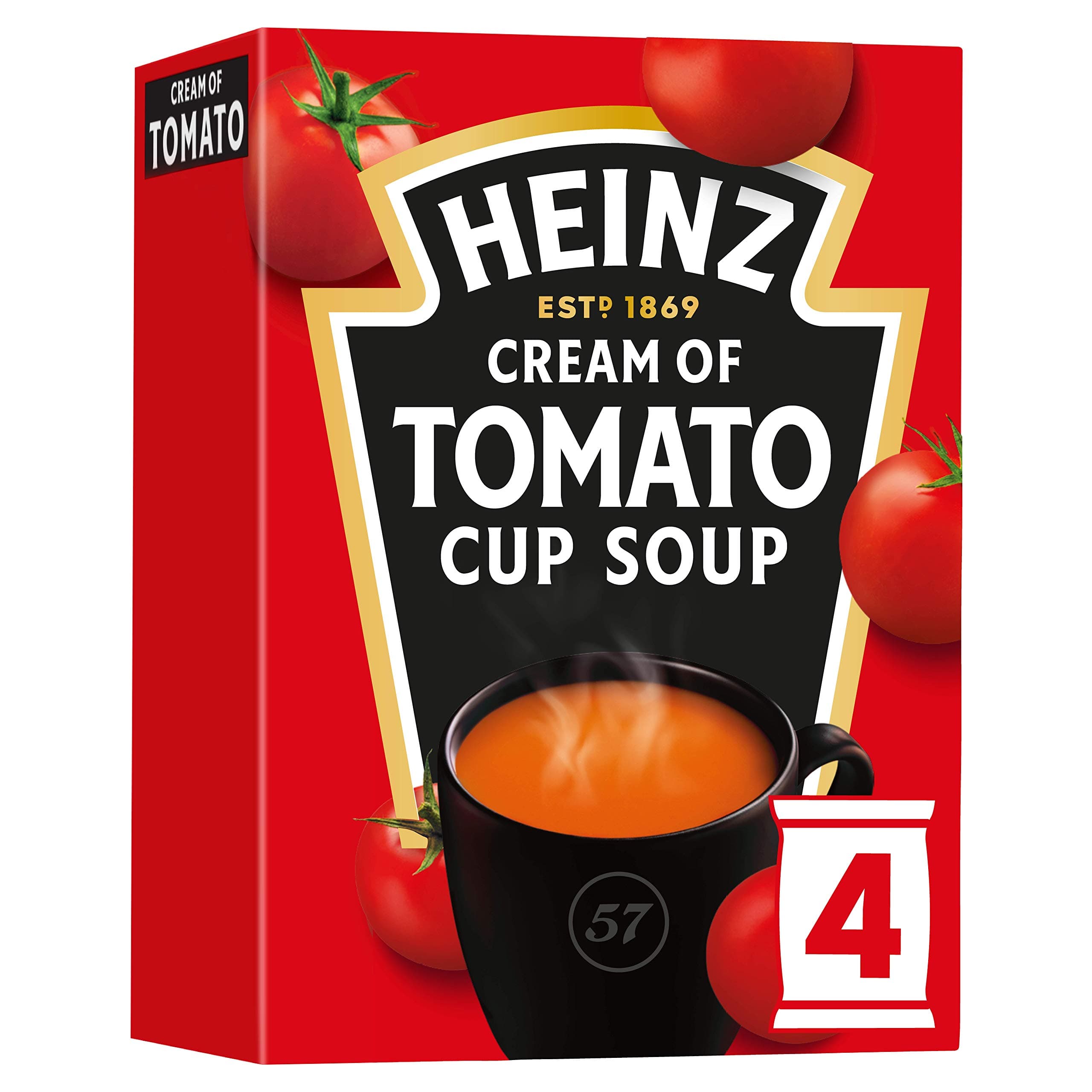 HeinzCream Of Tomato Cup Soup 4x 22g(88g)