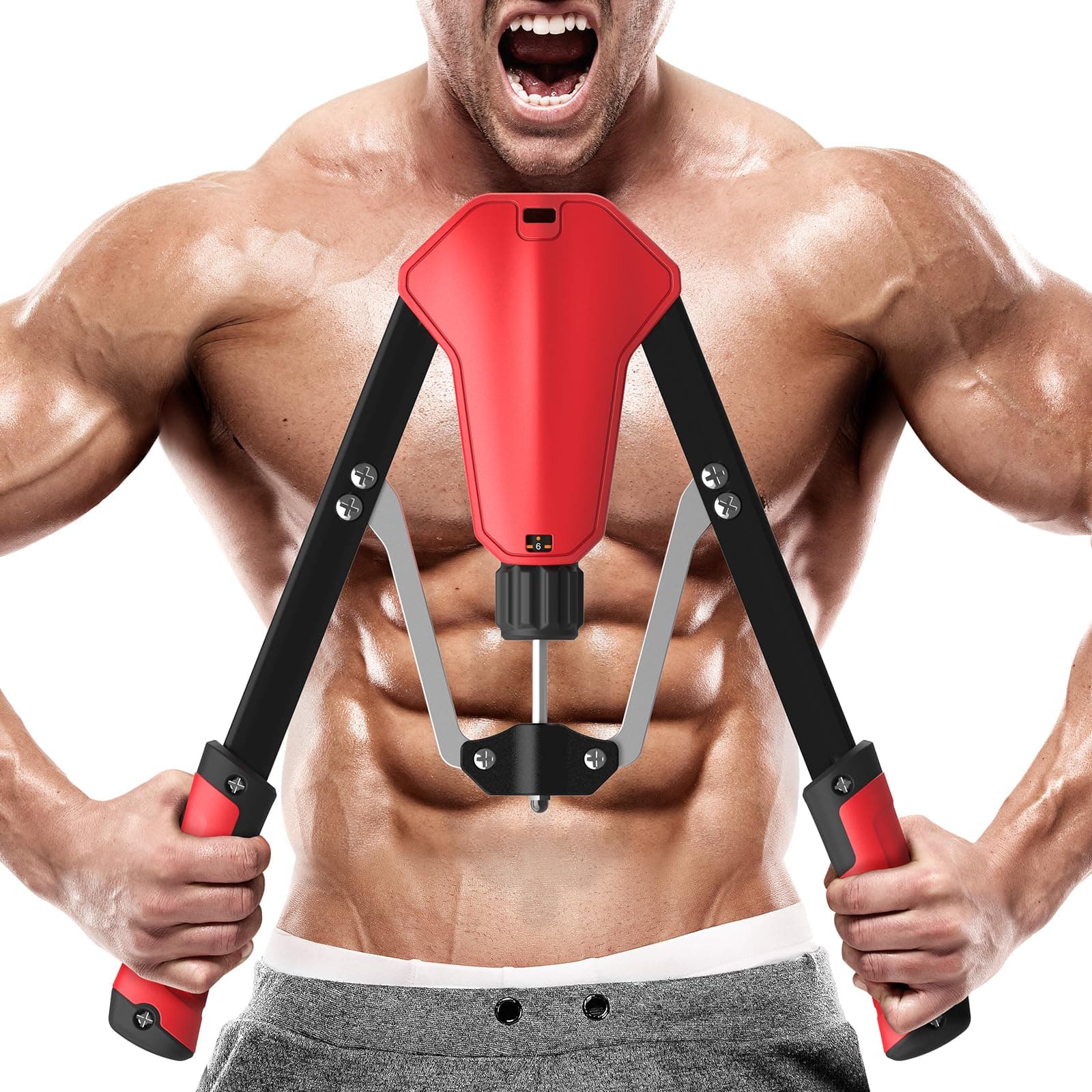 EAST MOUNTTwister Arm Exerciser, Upgrade Adjustable 22-440lbs Hydraulic Power, Home Gym Upper Body Chest Expander, Shoulder Muscle Training Fitness Equipment, Arm Enhanced Exercise Strengthener