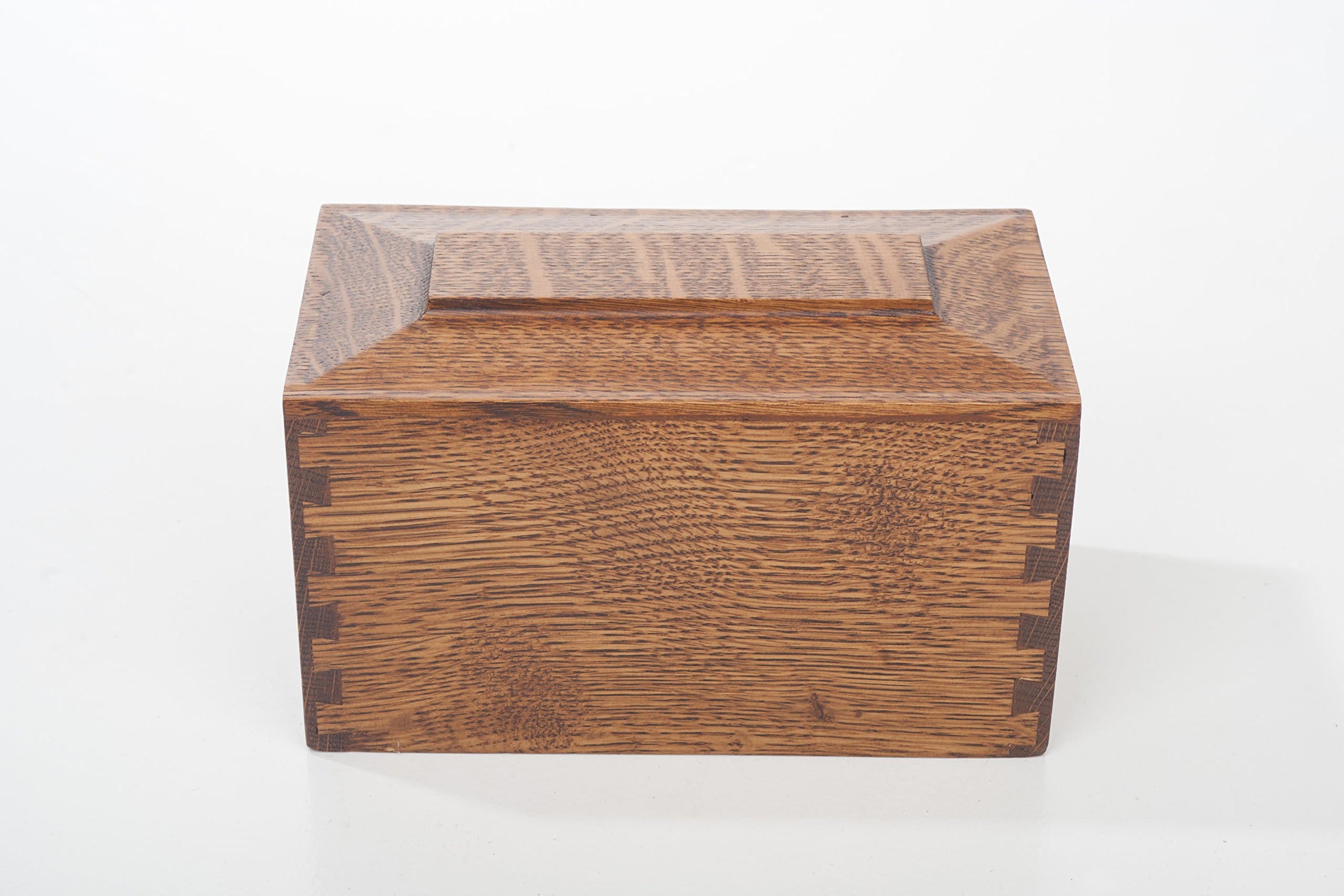 DaySpring Premier Dove Tail Quarter Sawn White Oak Cremation Urn for Ashes