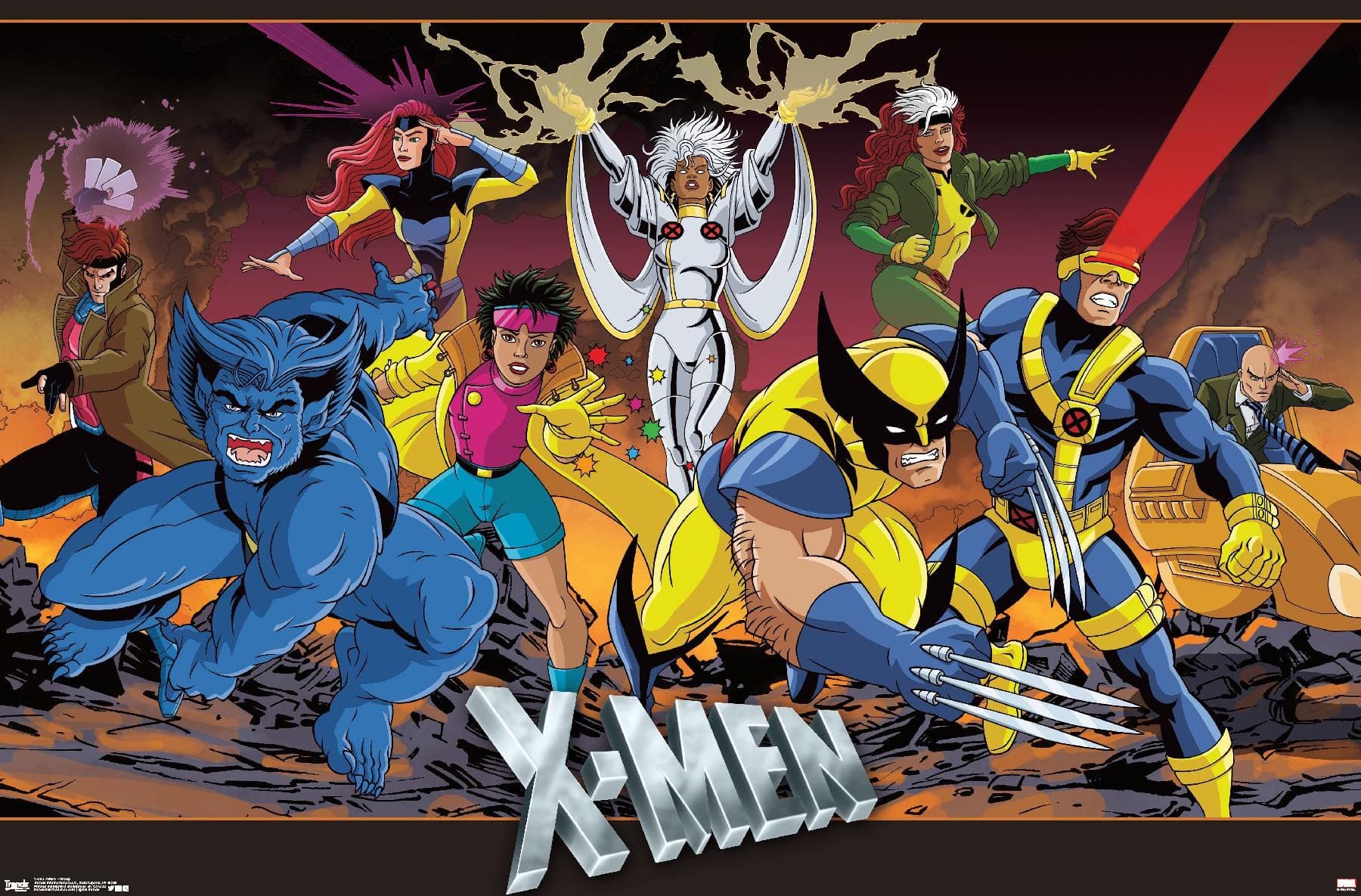 Marvel Comics - The X-Men - Group Wall Poster, 22.375" x 34", Unframed Version