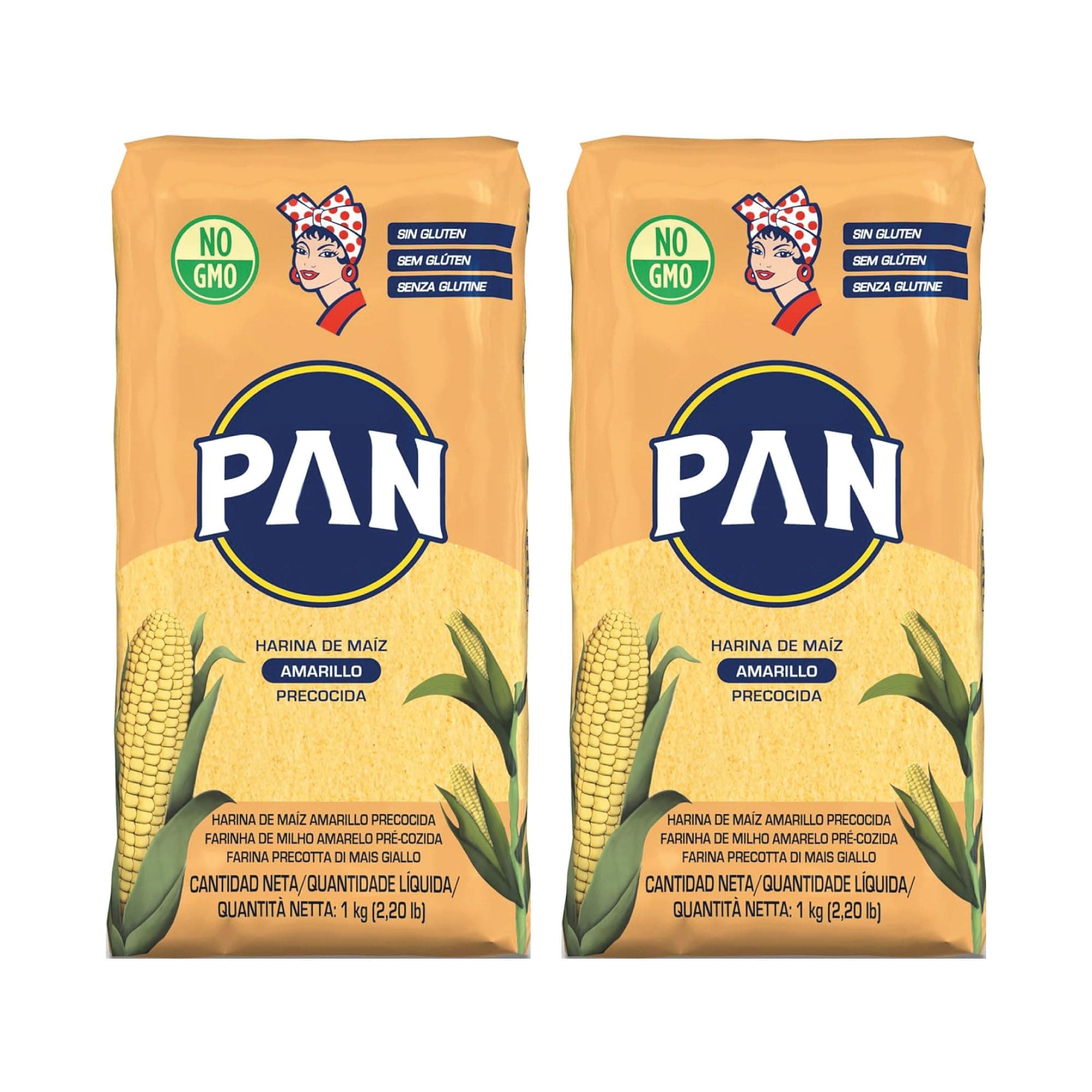 – Premium Pre-Cooked Yellow Corn Flour - 1kg (Pack of 2) | Gluten-Free and All-Natural | Convenient pre-Cooked Formula | Authentic Corn Flavour | Consistent Quality | Versatile Usage