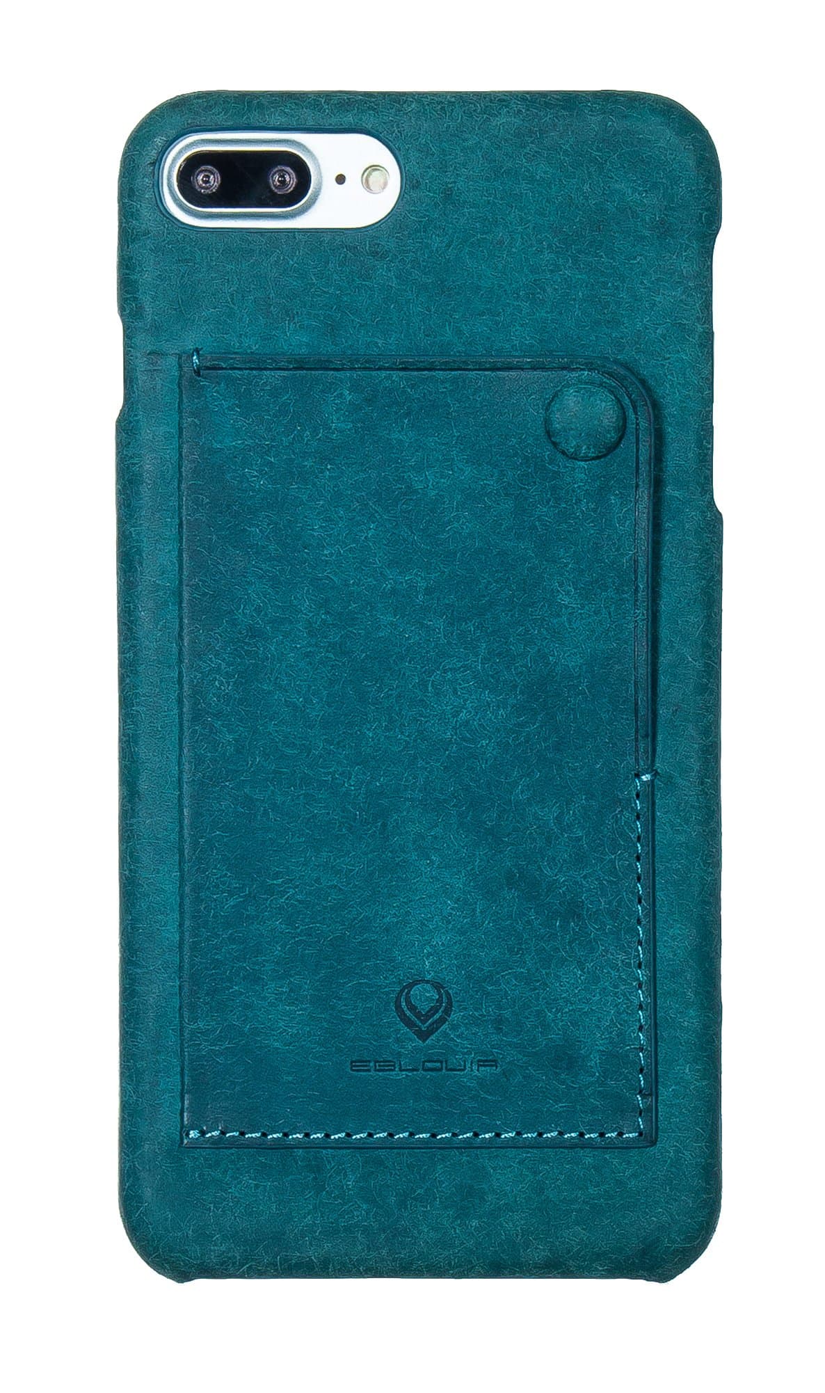 EBLOUIR Slim Design with card pocket Modern Snap Back iPhone 7 Plus Cases Green