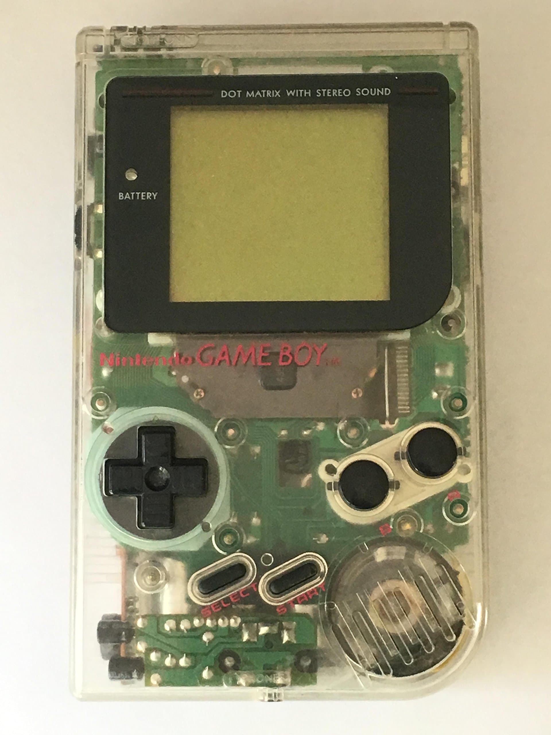 Game Boy Original Clear Play it Loud