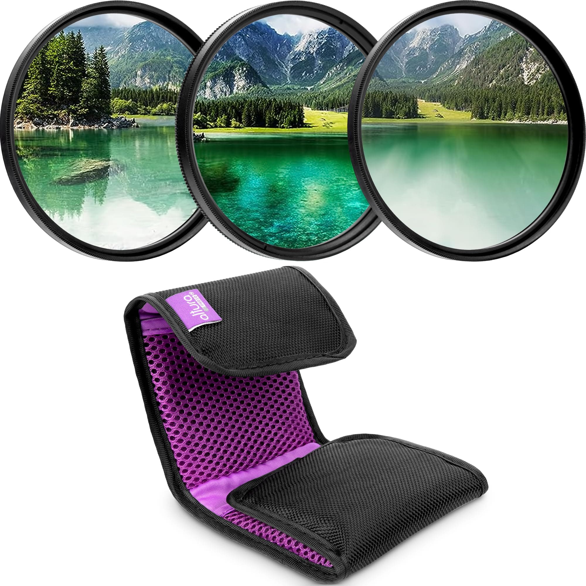 Altura Photo 67MM Professional Photography Filter Kit (UV, CPL Polarizer, Neutral Density ND4) for Camera Lens with 67MM Filter Thread + Filter Pouch