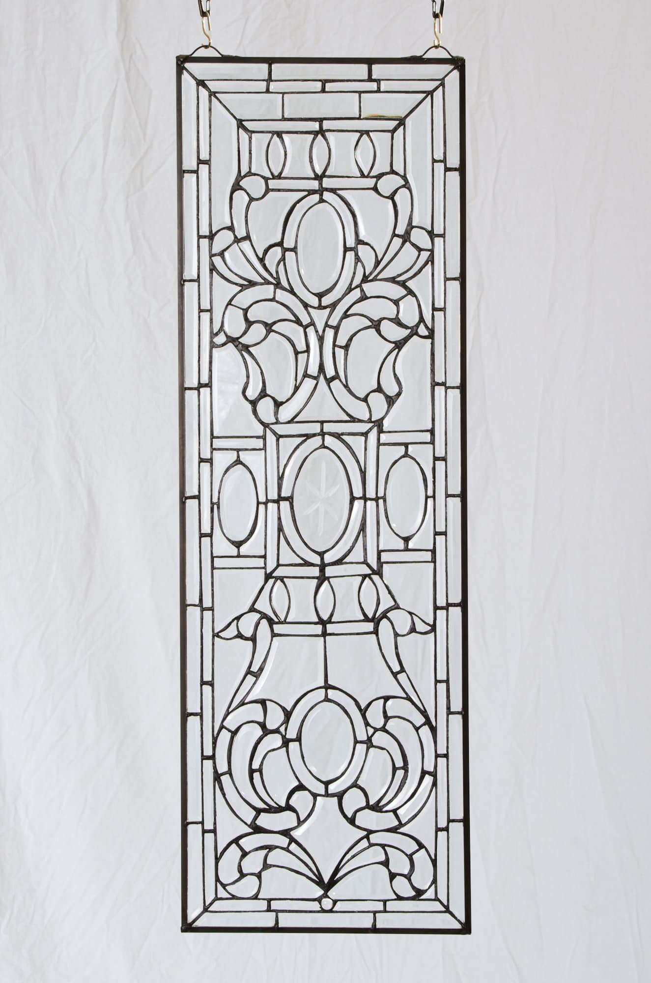 Eclectic Glass Starla's Beveled Medallion Sidelight (GS14)
