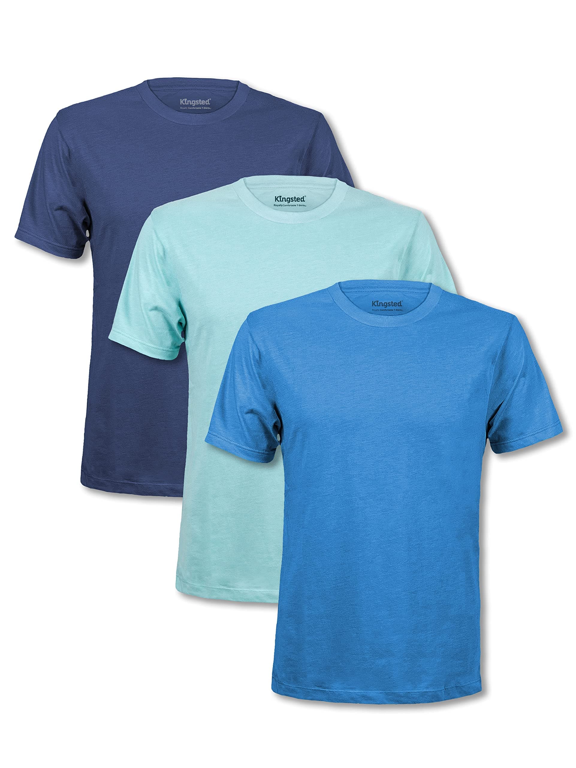 Kingsted T-Shirts for Men Pack - Royally Comfortable - Super Soft Premium Fabric - Well-Crafted Classic Tee