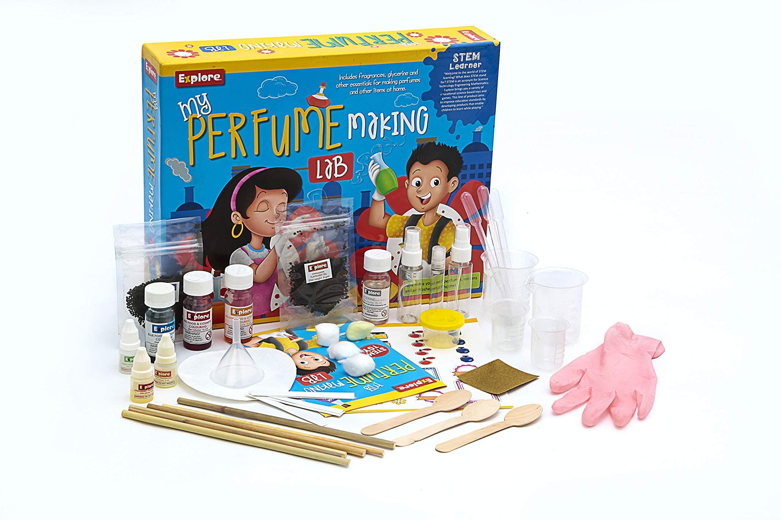 Explore STEM Learner | My Perfume Making Lab (Learning & Educational DIY Activity Toy Kit, for Ages 6+ of Boys and Girls)