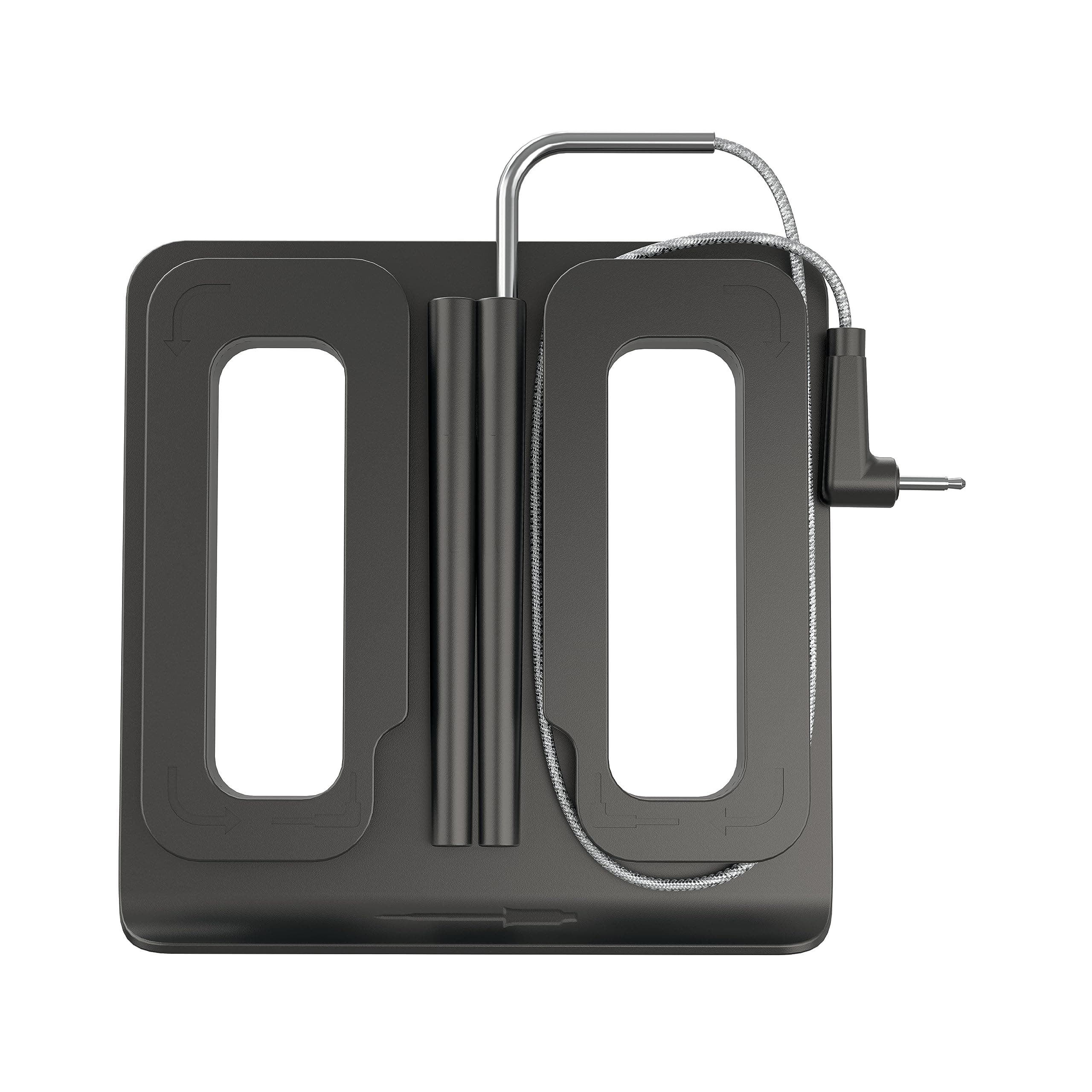 Ninja XSKPROBEXL Woodfire Smart Thermometer, Compatible with OG900 Series, Additional Thermometer to Monitor Multiple Proteins, Controlled Grilling and Smoking, Includes Dual Storage Box, Black/Silver