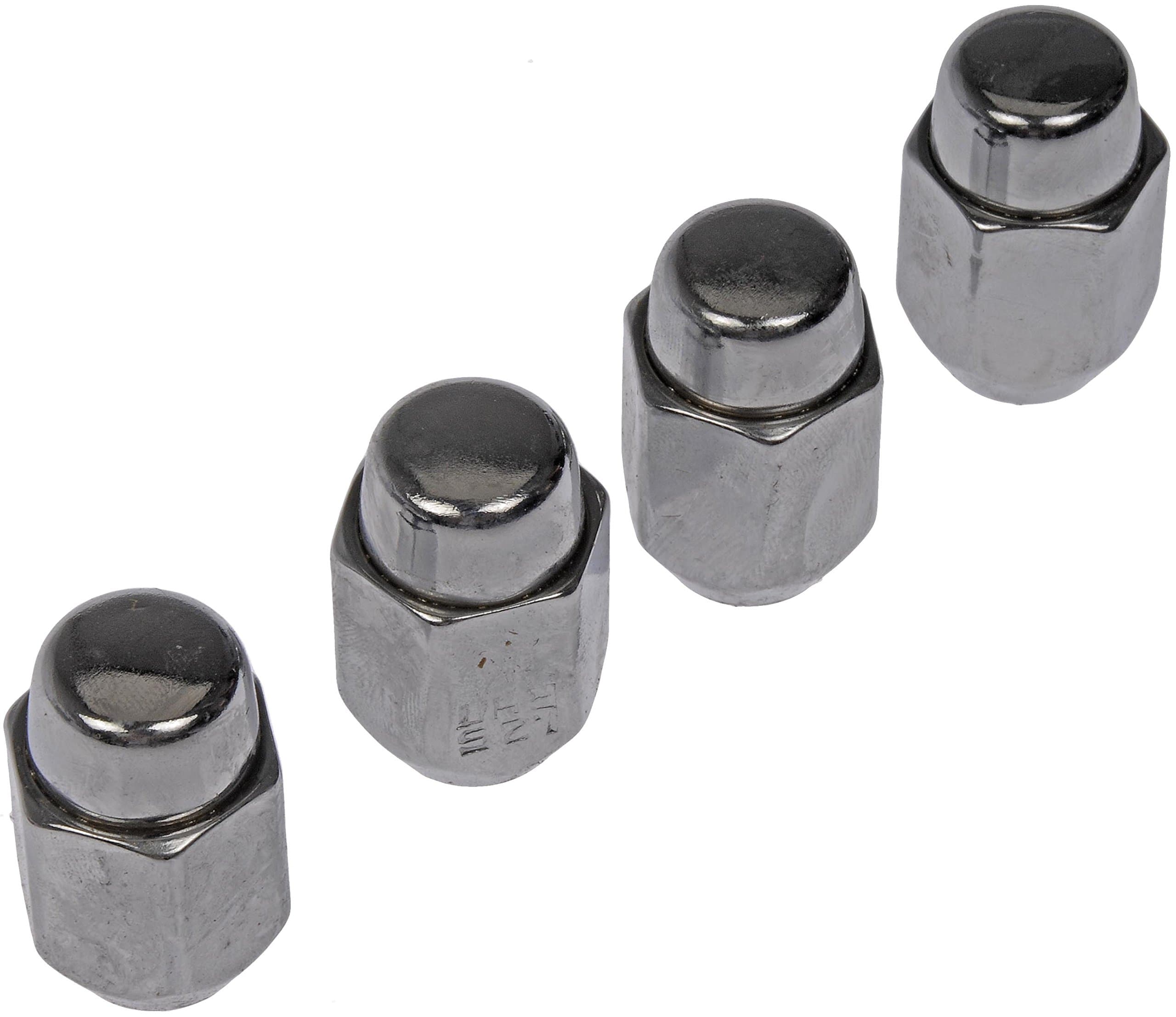 Dorman 711-401 Wheel Nut Chrome Acorn 2-Pc M12-1.25 Compatible with Select Nissan Models, 4 Pack