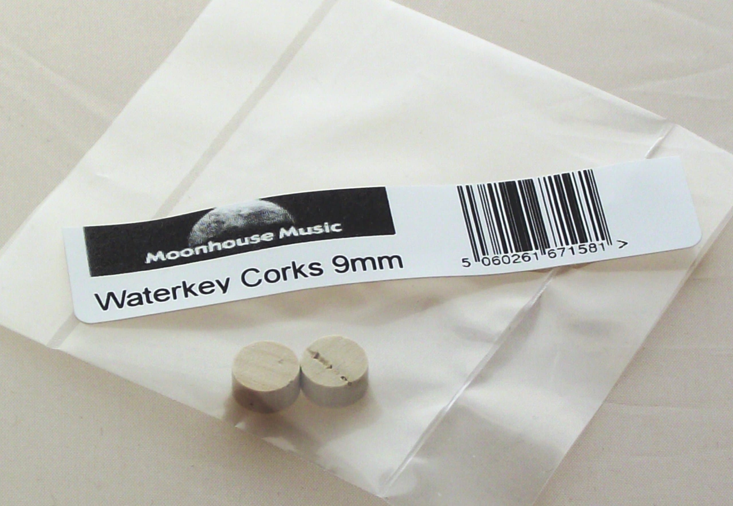 Brass Instrument Waterkey Corks - 9mm - Pack of 2