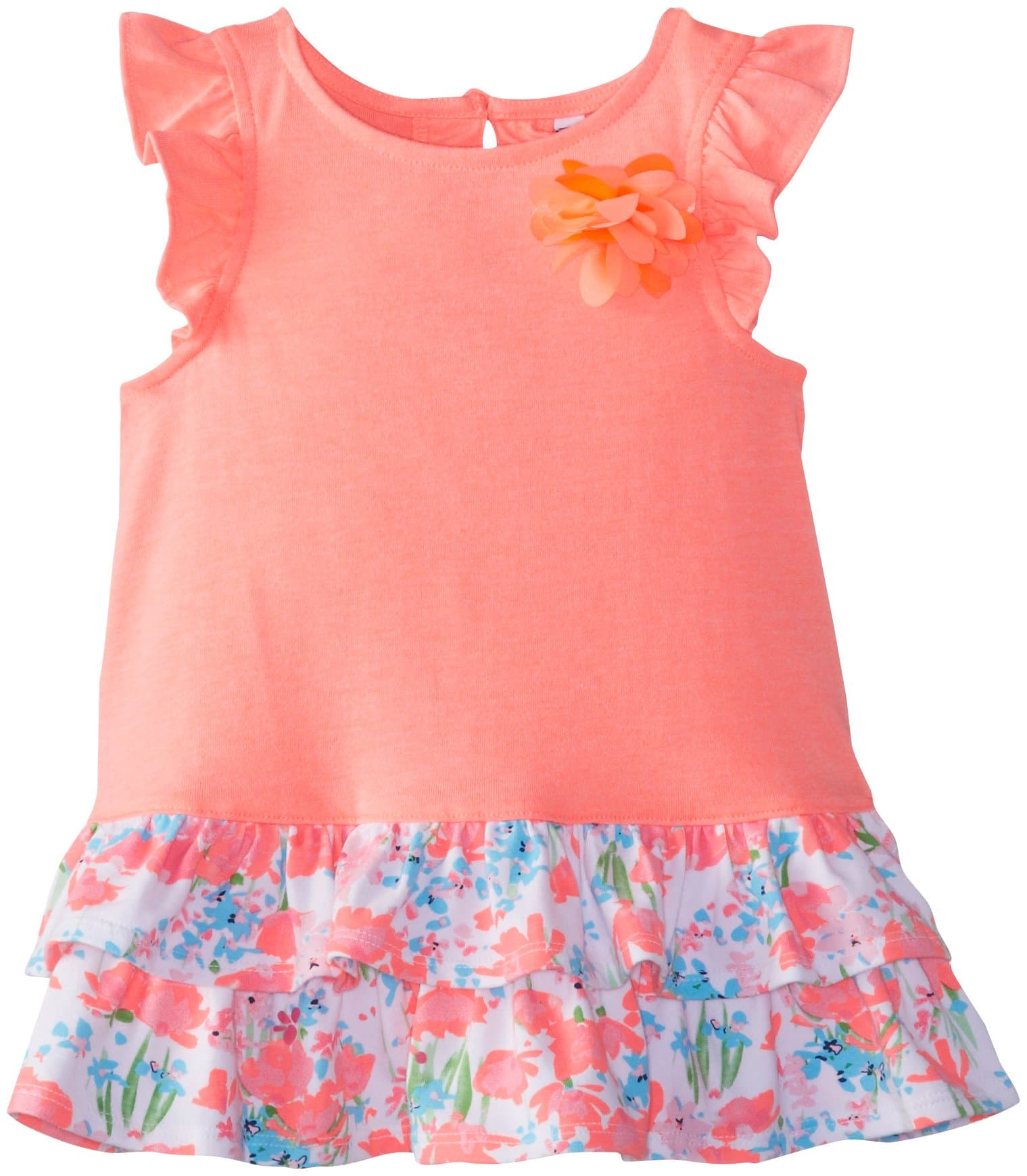 Hartstrings Little Girls' Knit Jersey Tiered Ruffle Tunic