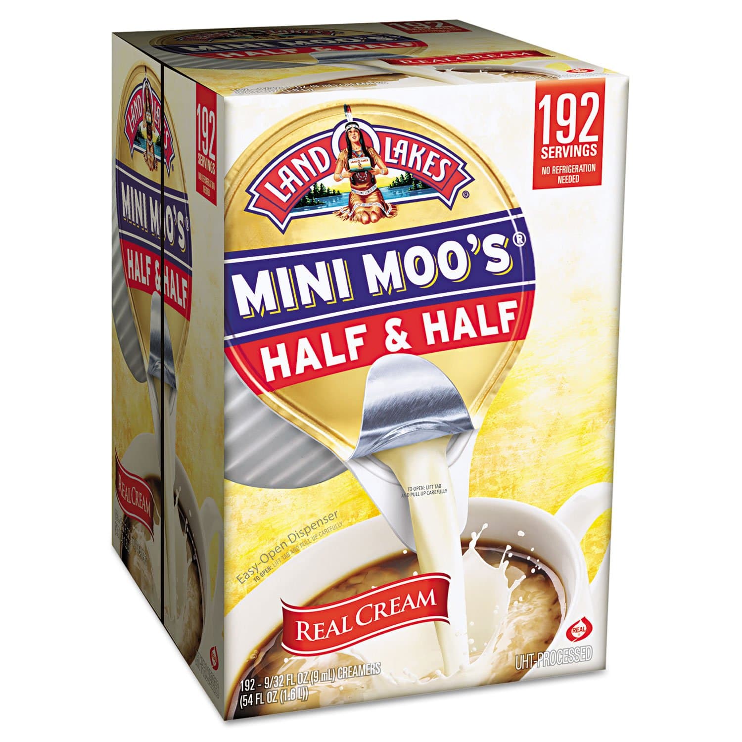 Mini Moo's Half and Half, 192/Carton, Sold as 1 Carton, 192 Each per Carton