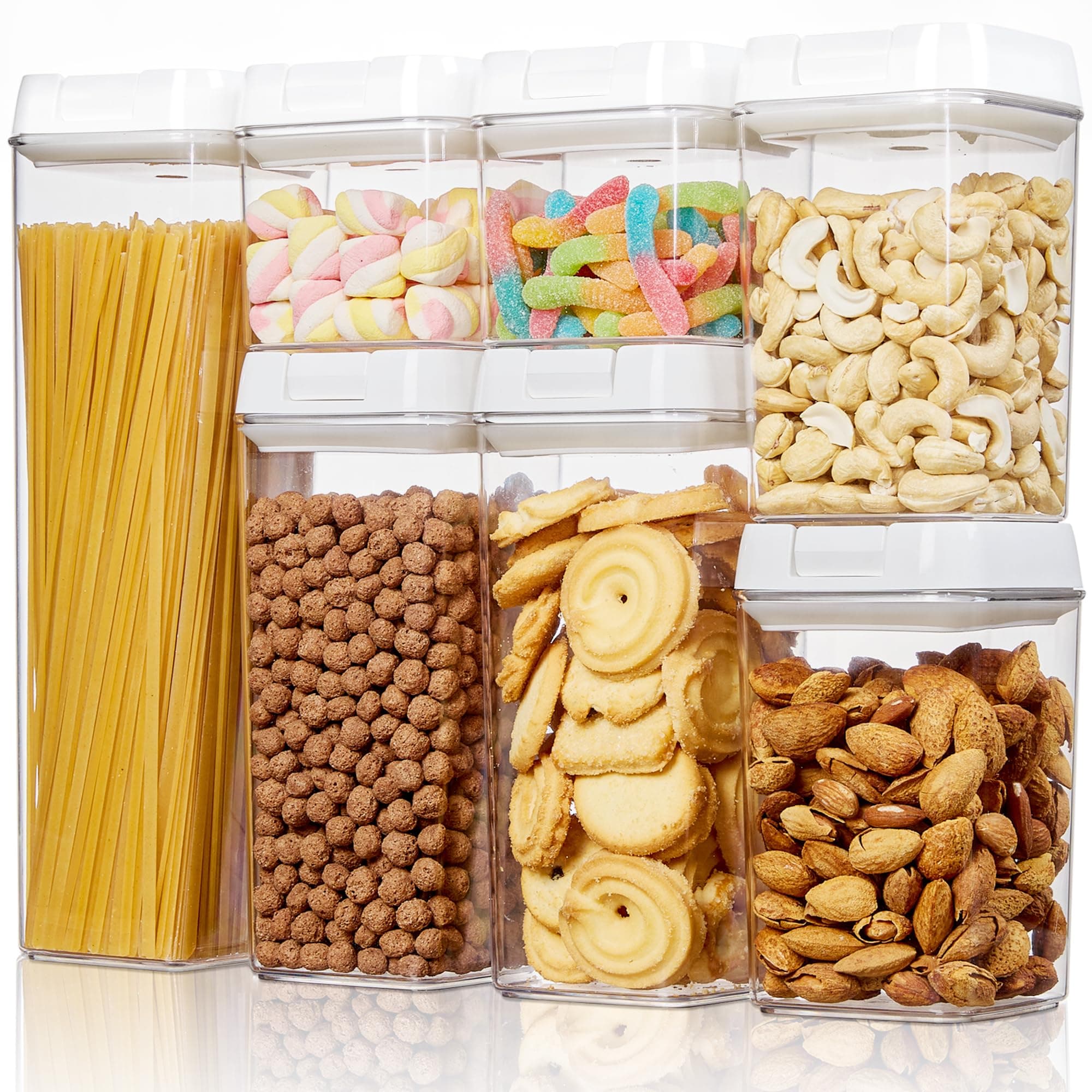 7pcs airtight food storage containers