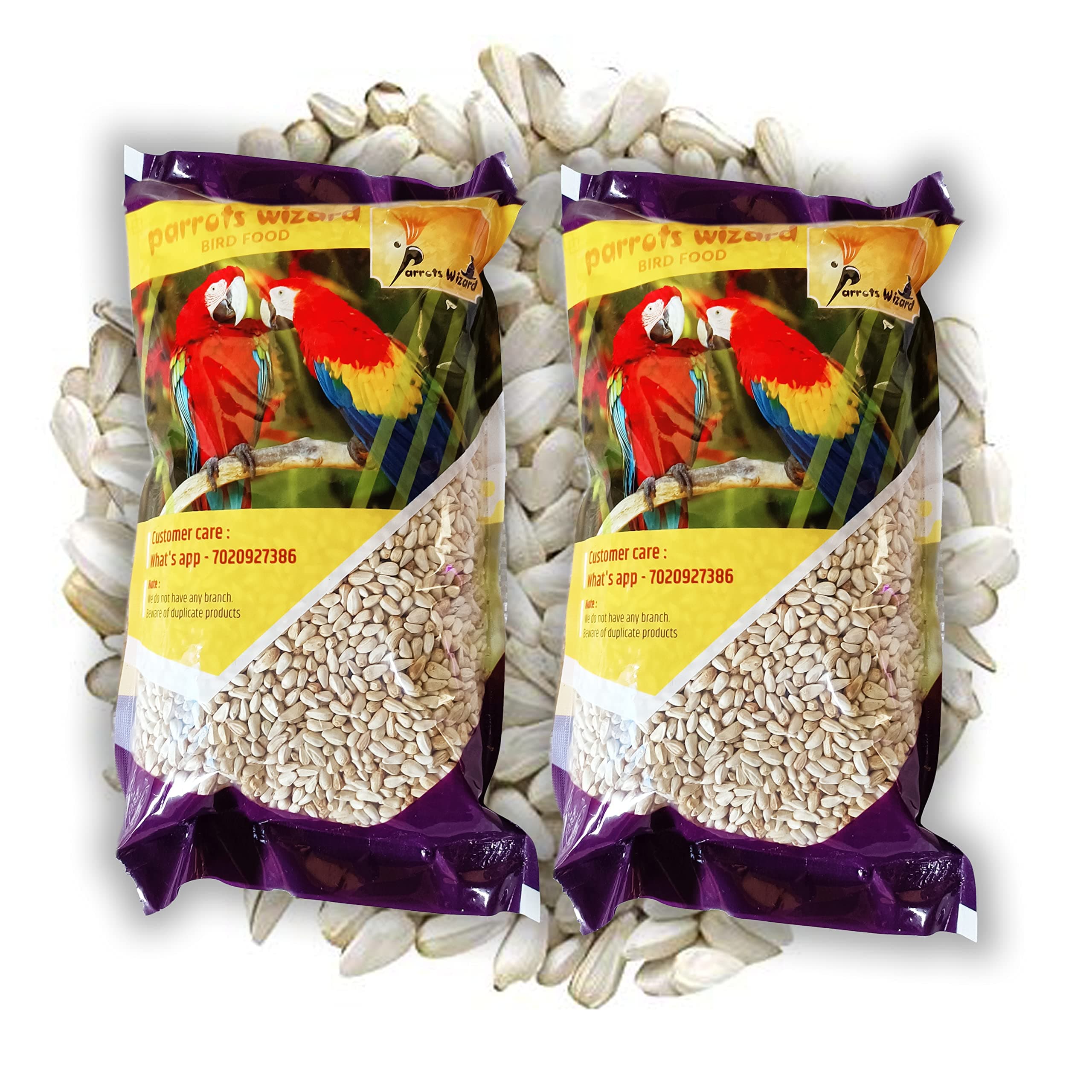 Safflower Seeds, Kardi, Kusum Beej For Wild Birds 1800 Grams,Adult, 1 Count