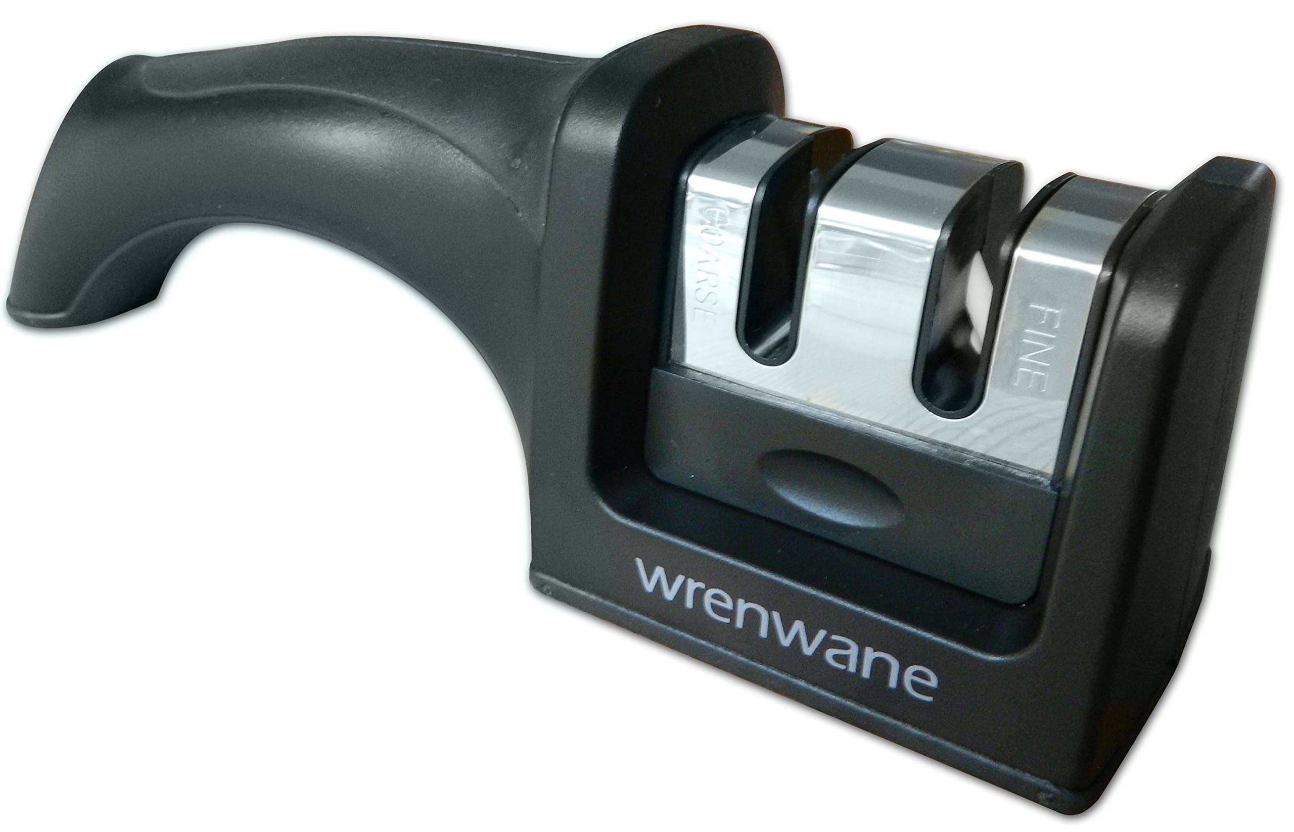 Kitchen Knife Sharpener - 2 Stage Sharpening, Black