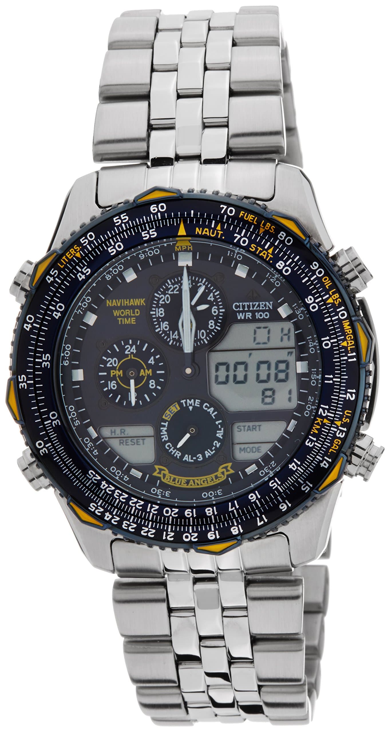 Citizen Analog-Digital Black Dial Men's Watch - JN0040-58L