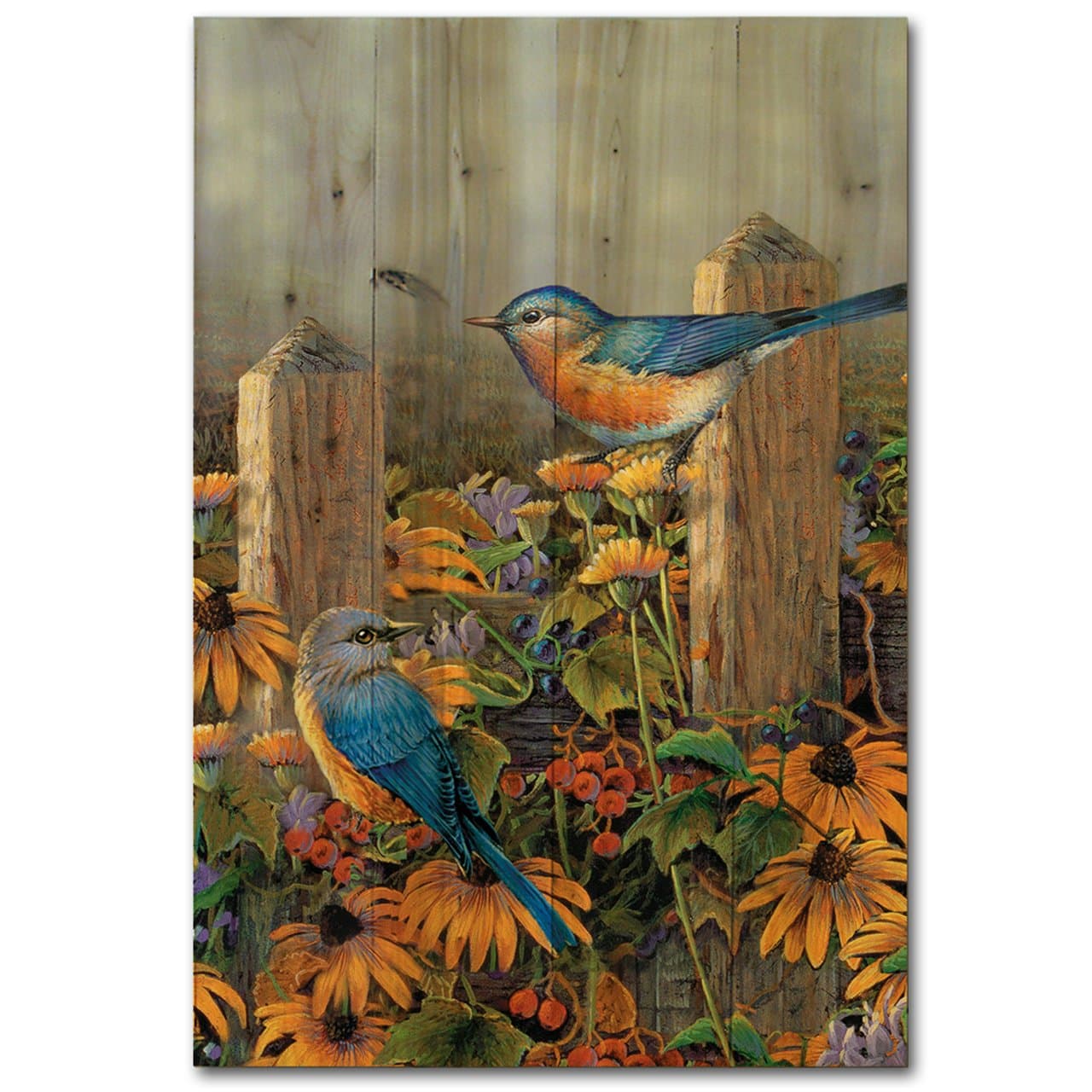 WGI Gallery WA-LBB-1624 Linda's Bluebirds Wall Art