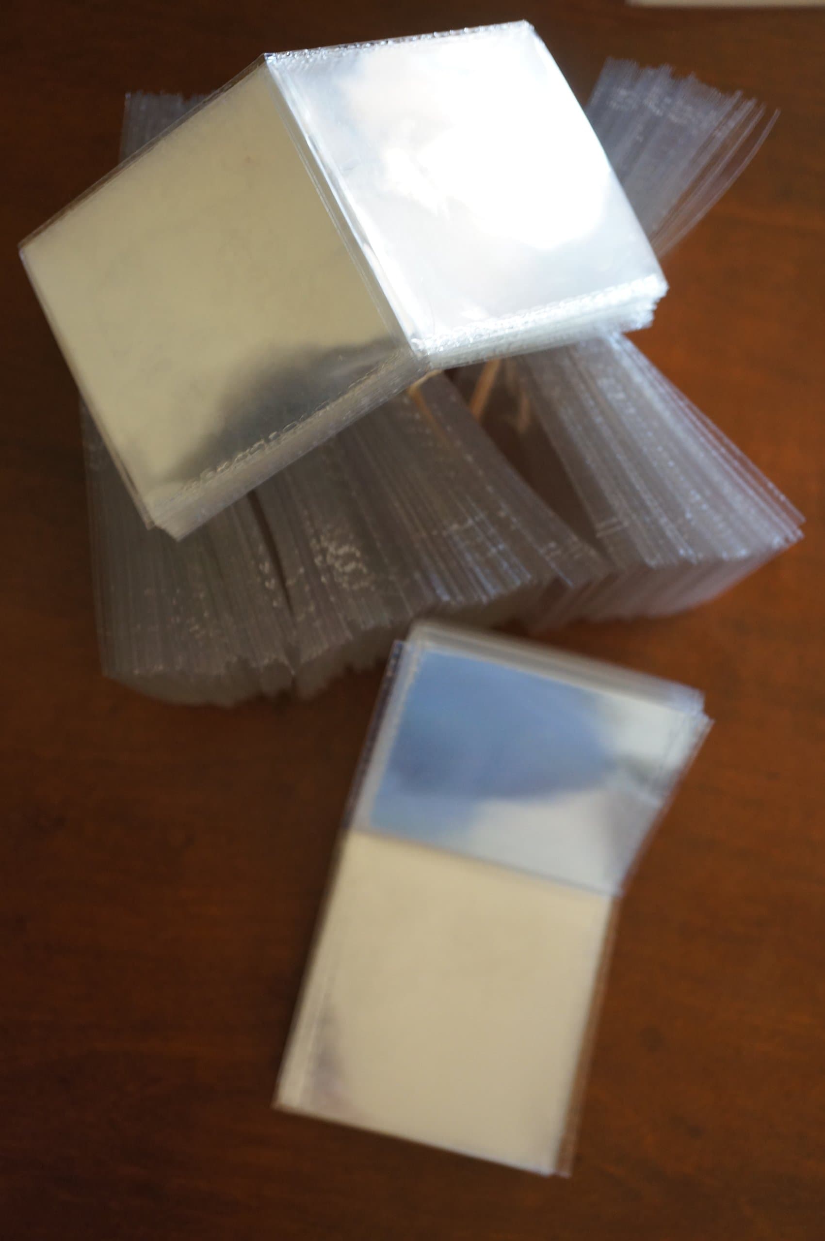 500 Saflips: 2.5x2.5 Mylar coin flips