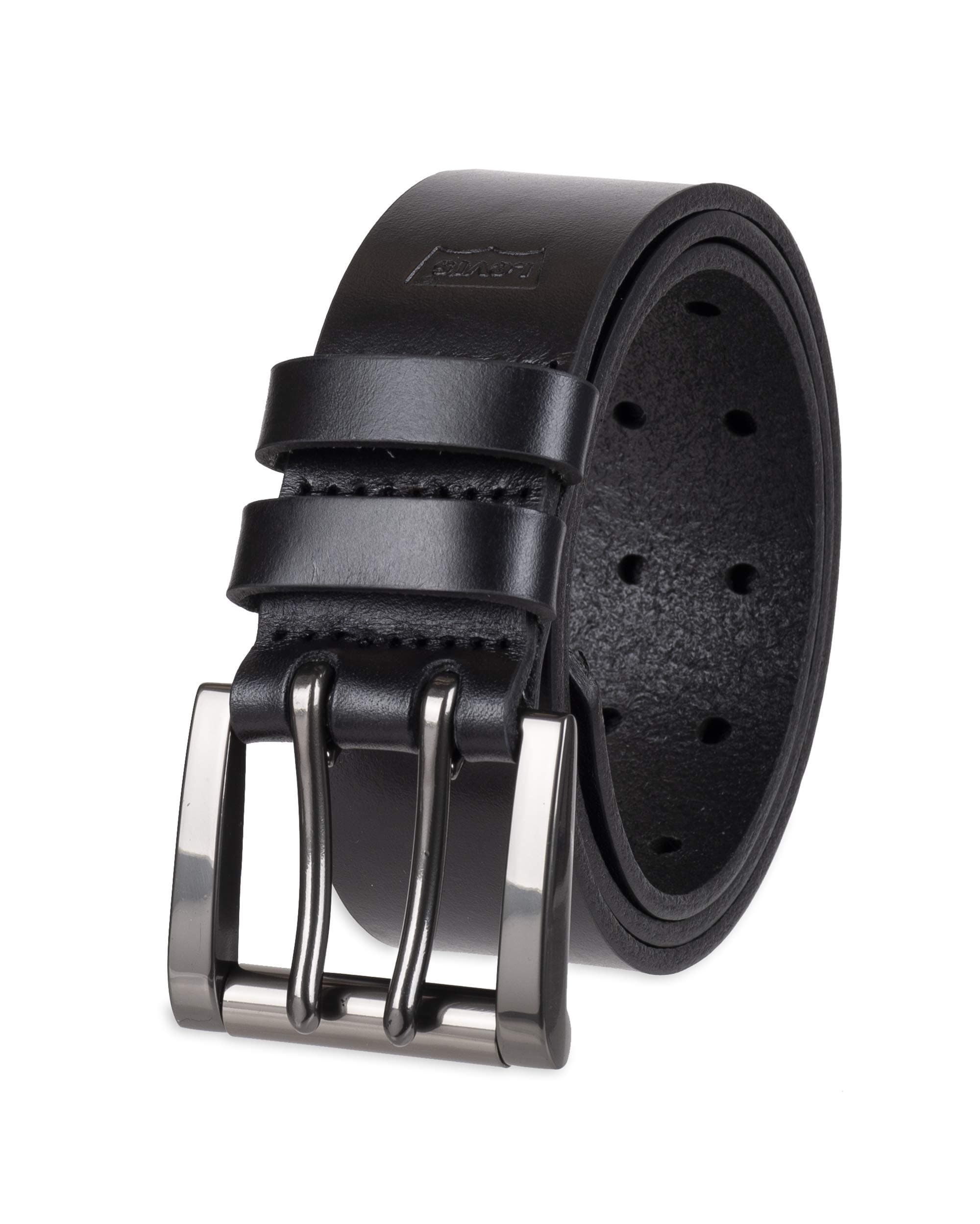 Men's Casual Everyday Jean Belt with Double Prong Buckle