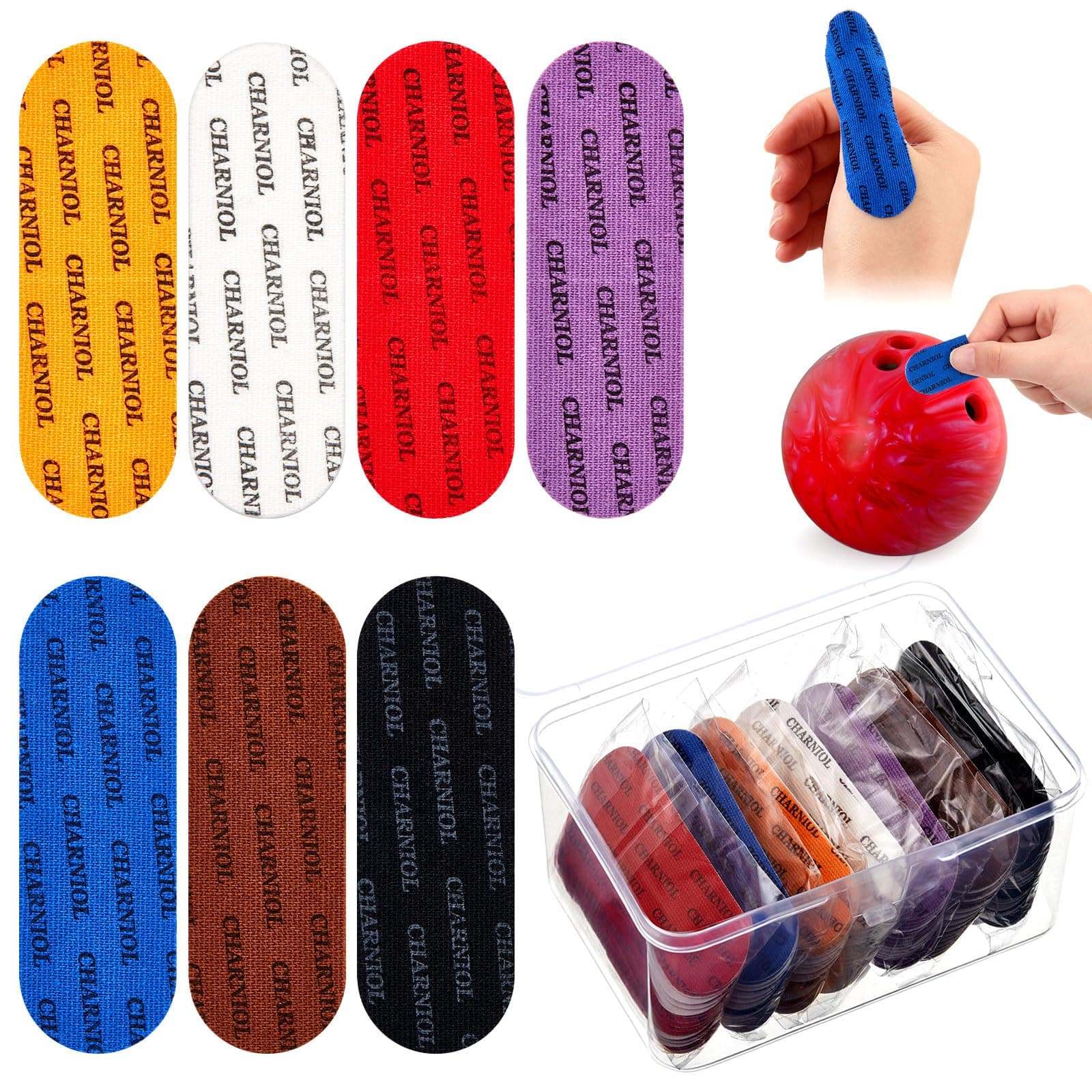 140 Pieces Bowling Tape Bowling Finger Thumb Tape for Ball Hole Thumb Protection Bulk for Sport Supplies