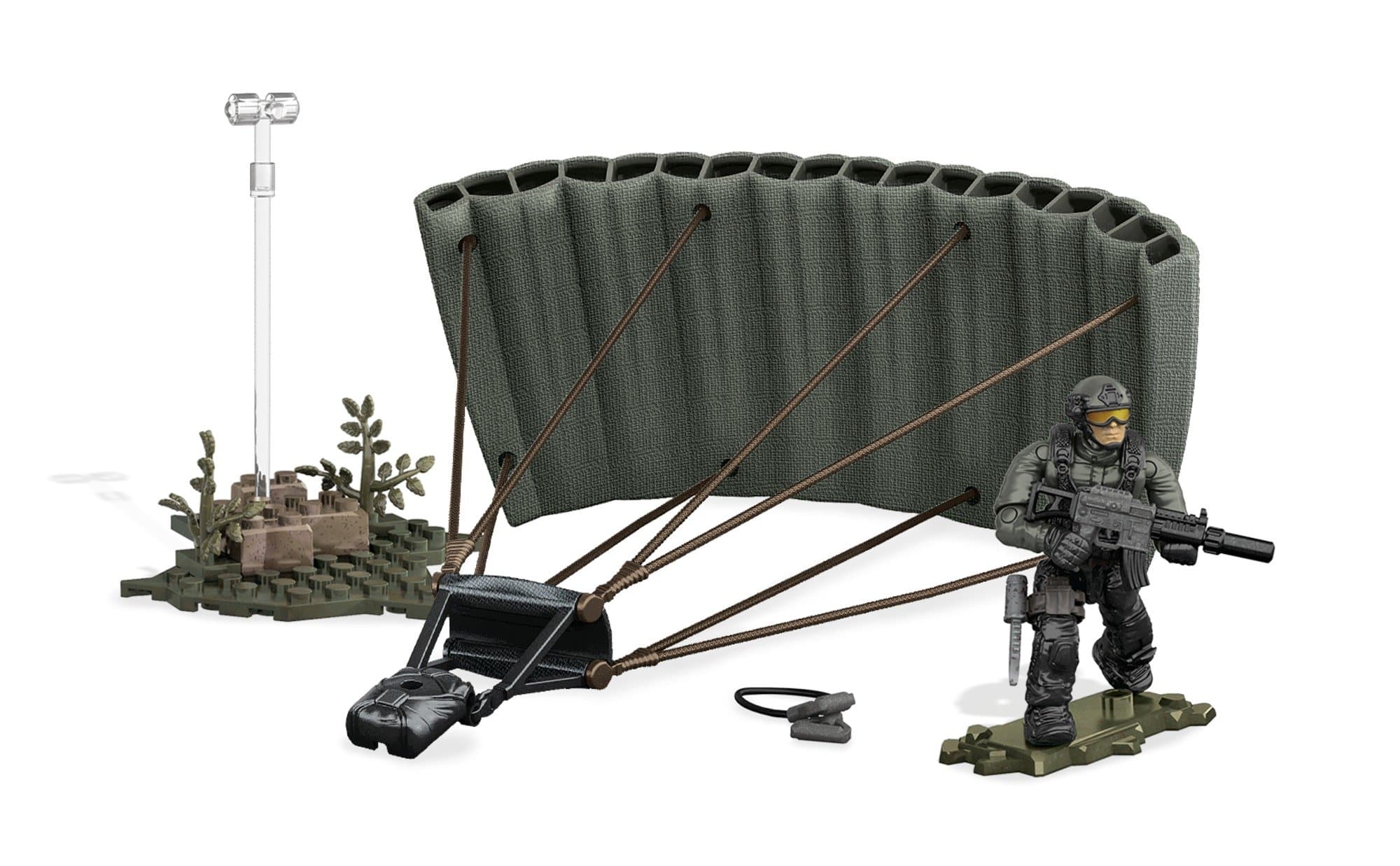 Mega Brands Mega Construx Call Of Duty Jungle Paratrooper Drop