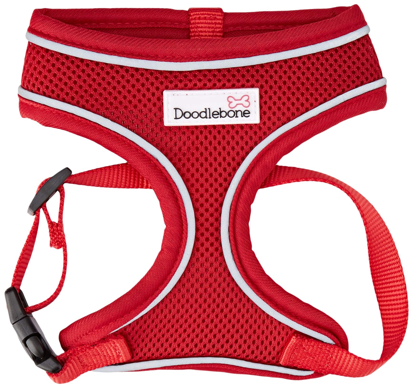 Doodlebone Airmesh Dog Harness, Red, Small
