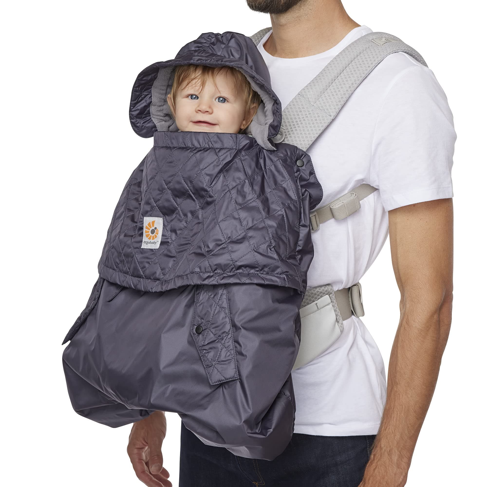 All Weather Resistant Baby Carrier Cover, Charcoal