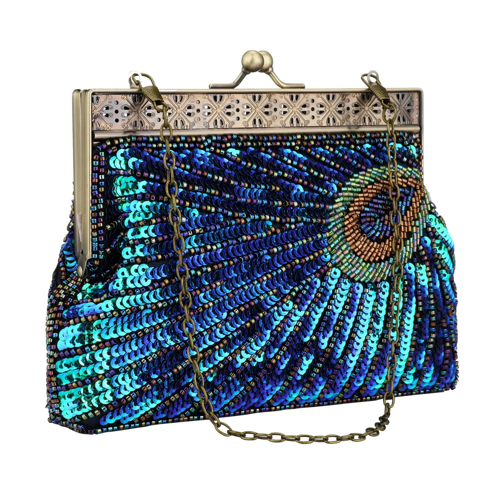 Vintage Sequined Evening Bag