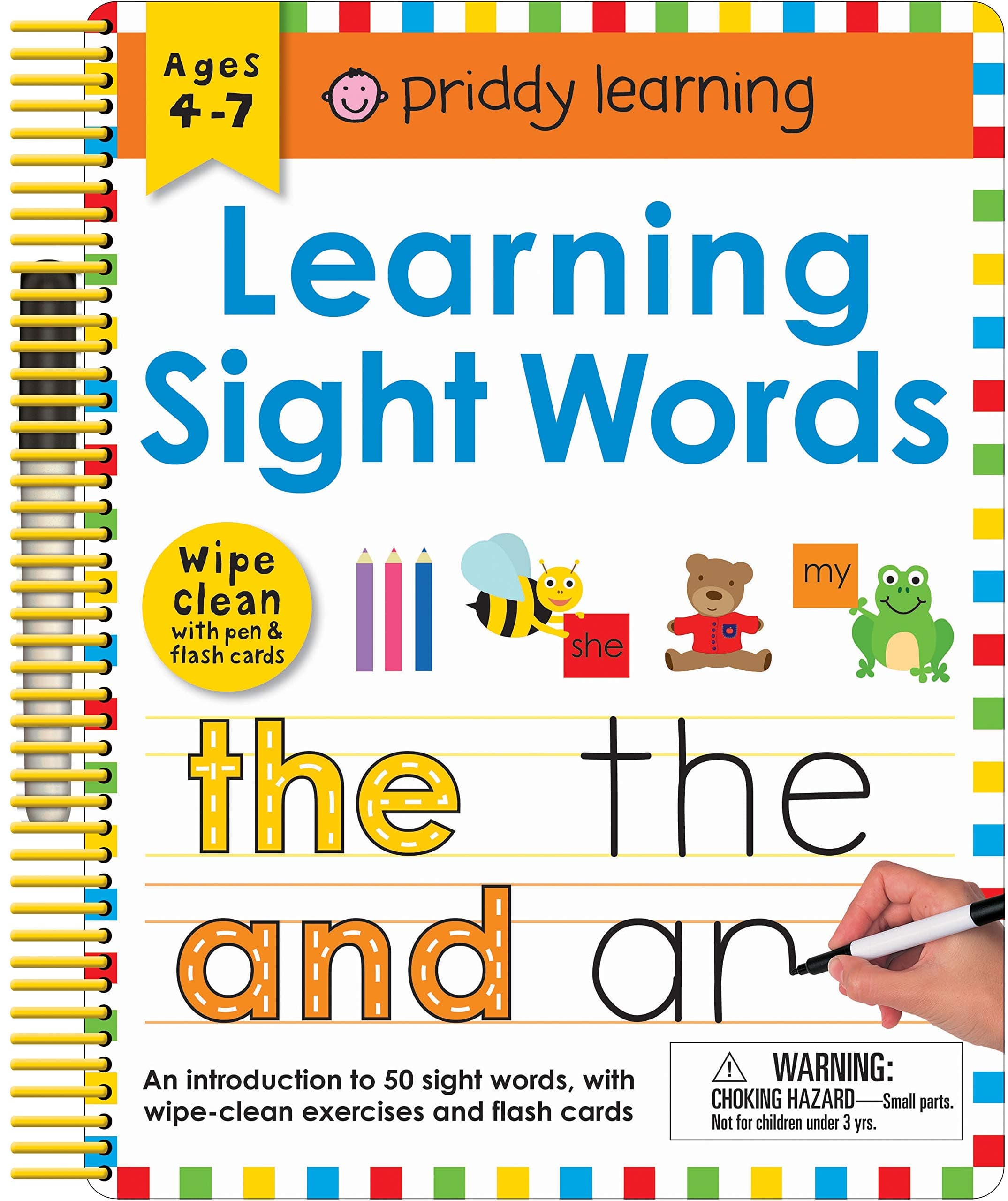 Sight Words (Wipe Clean Workbook): Includes a Wipe-Clean Pen and Flash Cards! (Wipe Clean Learning Books)