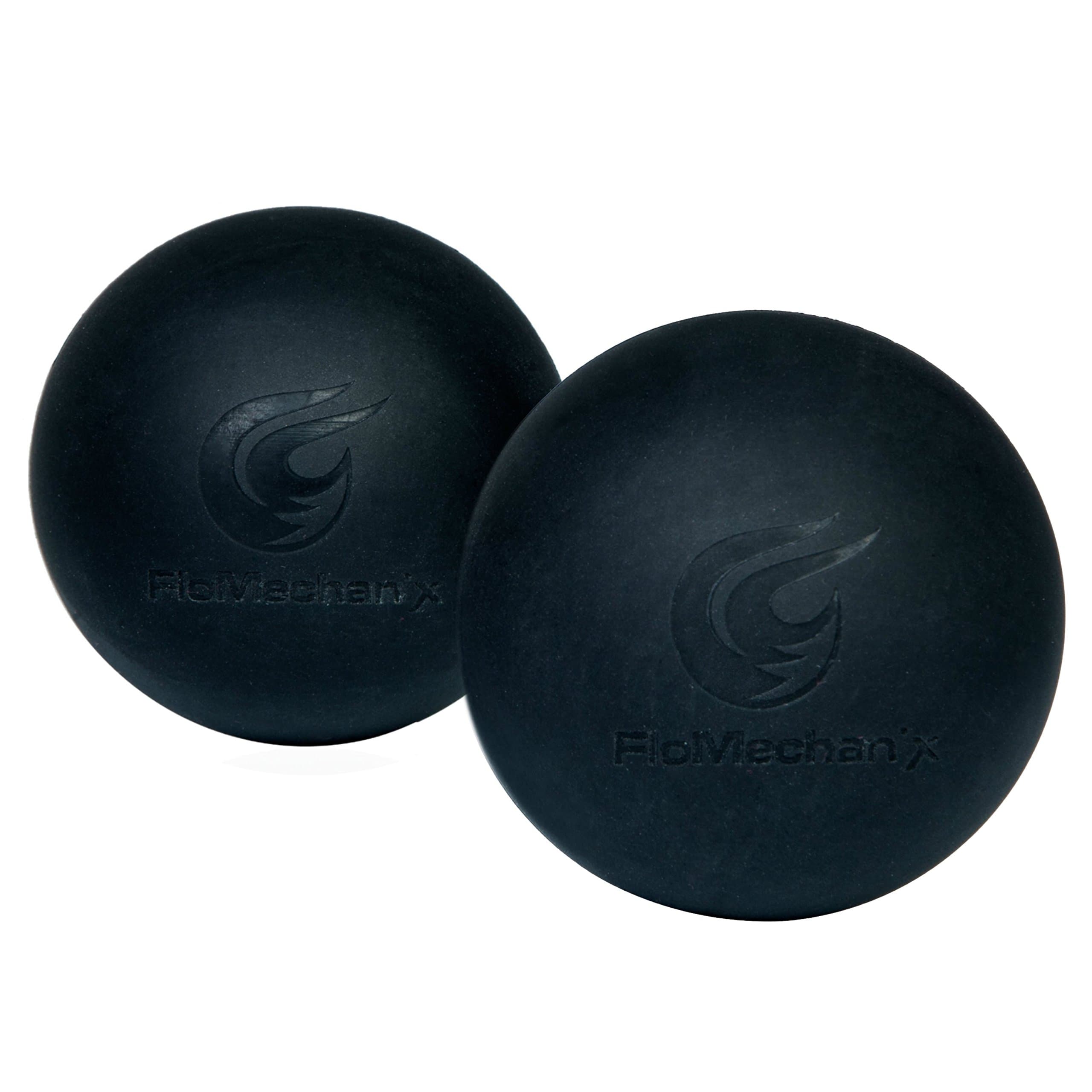 YeegfeyA Vicien FloMechanix Premium Lacrosse Massage Ball - 2 Pack - Increase Mobility, Reduce Pain, Reflexology, Self Massage - Relieve Back, Neck, Glute, Shoulder Pain - Includes Usage PDF