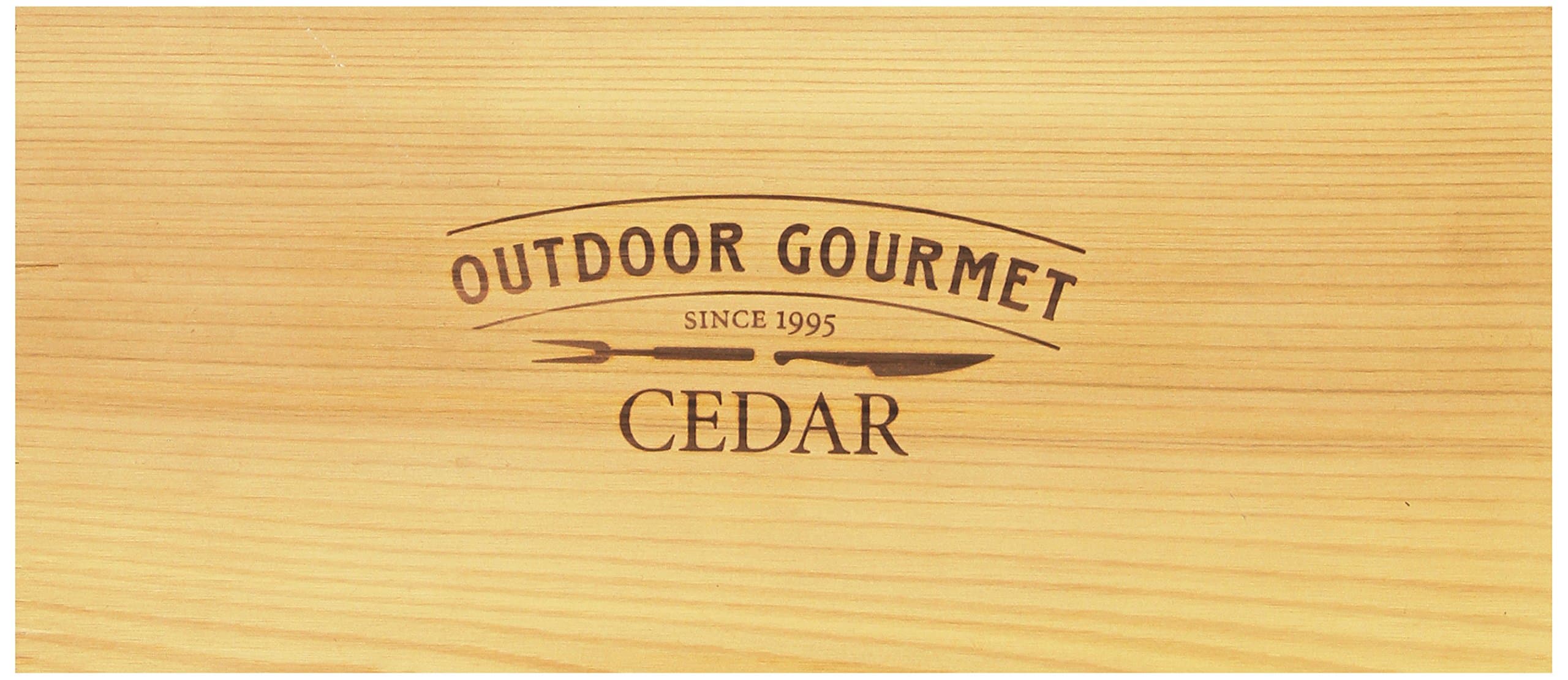 Outdoor Gourmet Cedar Grilling Planks, 6 by 12-Inch