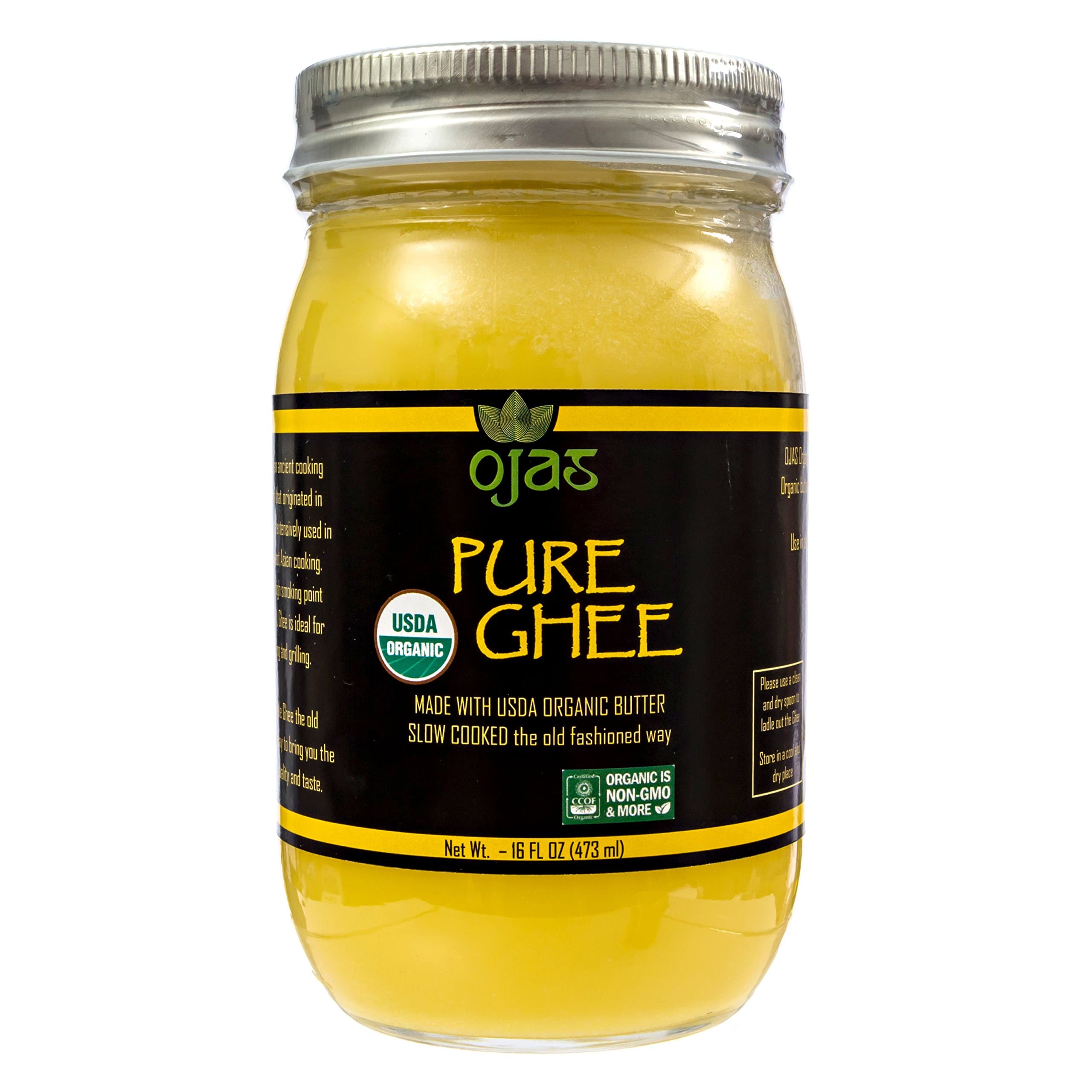 OJAS Organic Ghee, Home-style, 16 oz.