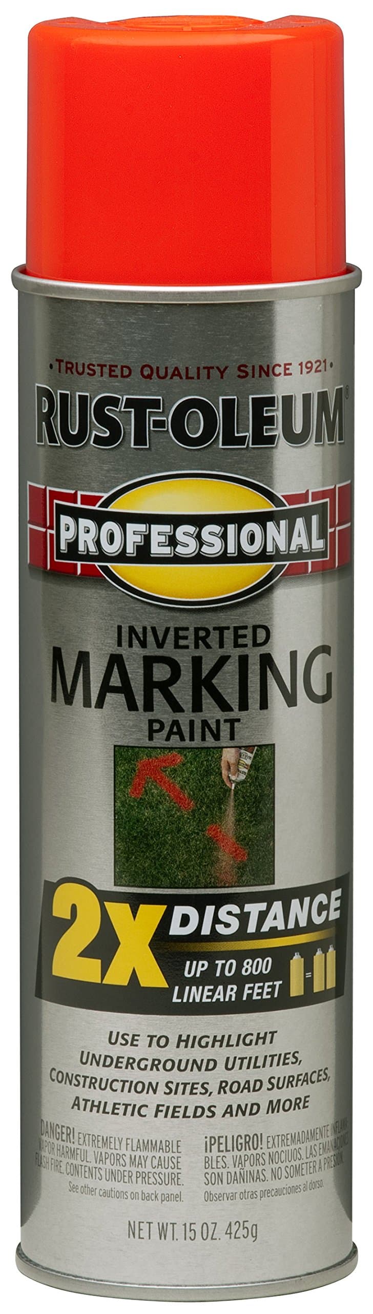 Rust-Oleum Professional 2X Distance Marking Paint Spray 15oz