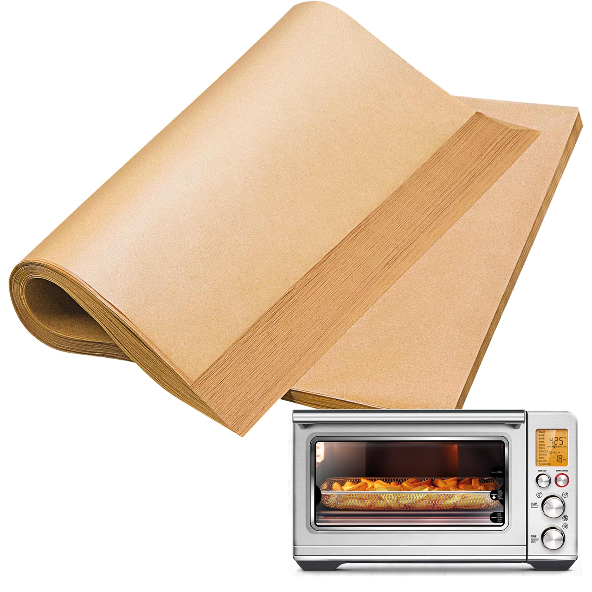 Air Fryer Liners Disposable Compatible with the Breville Smart Oven Air Fryer Pro BOV900BSS,100PCS Parchment Paper for Baking,9 x 13 Inch Baking Sheet Accessories for Breville Toaster Oven