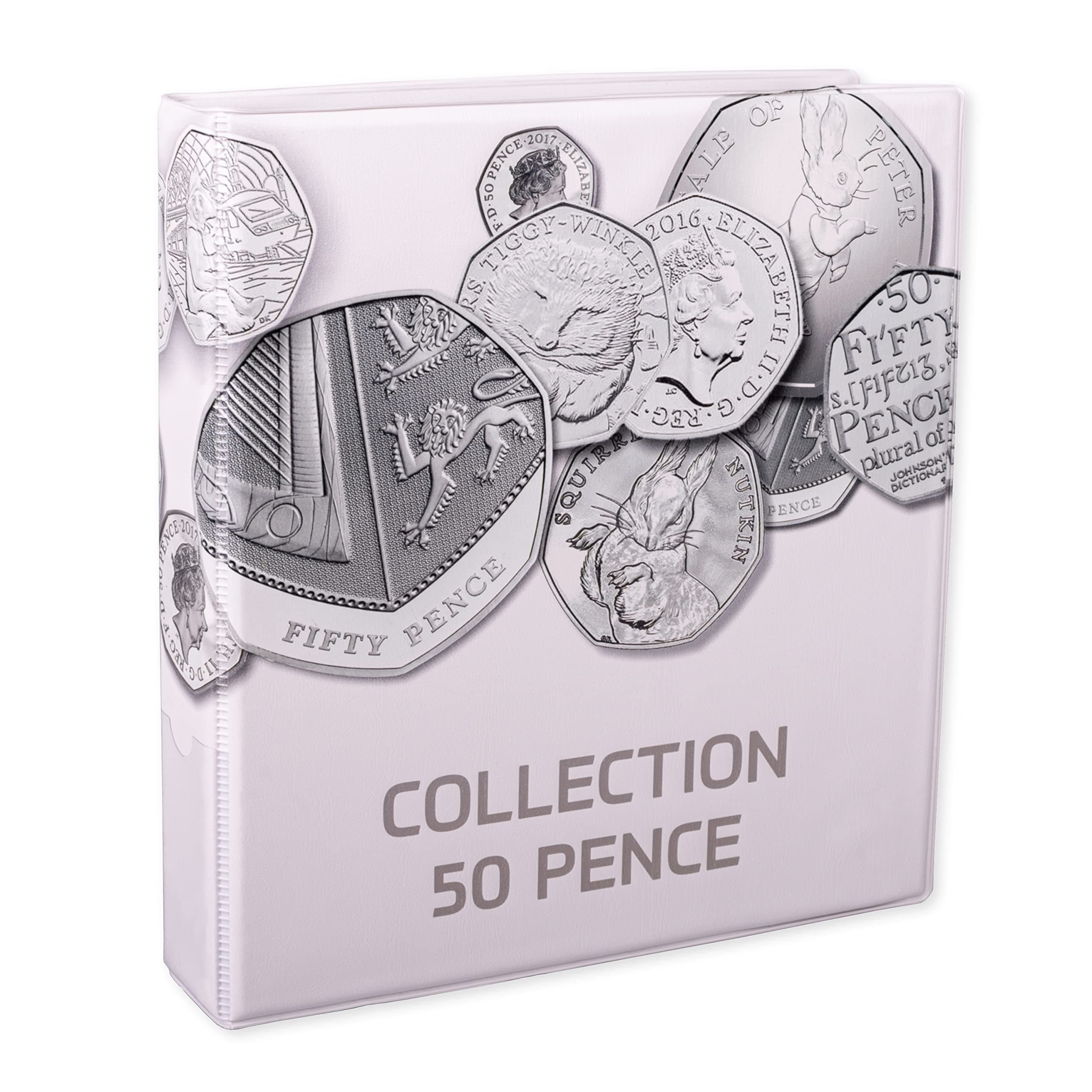 – Coin Collection Album – 50p London Olympic Storage Binder – Collecting Holder - Protect and Store 200 Coins - Original SCHULZ Coin Album With Black Dividers.