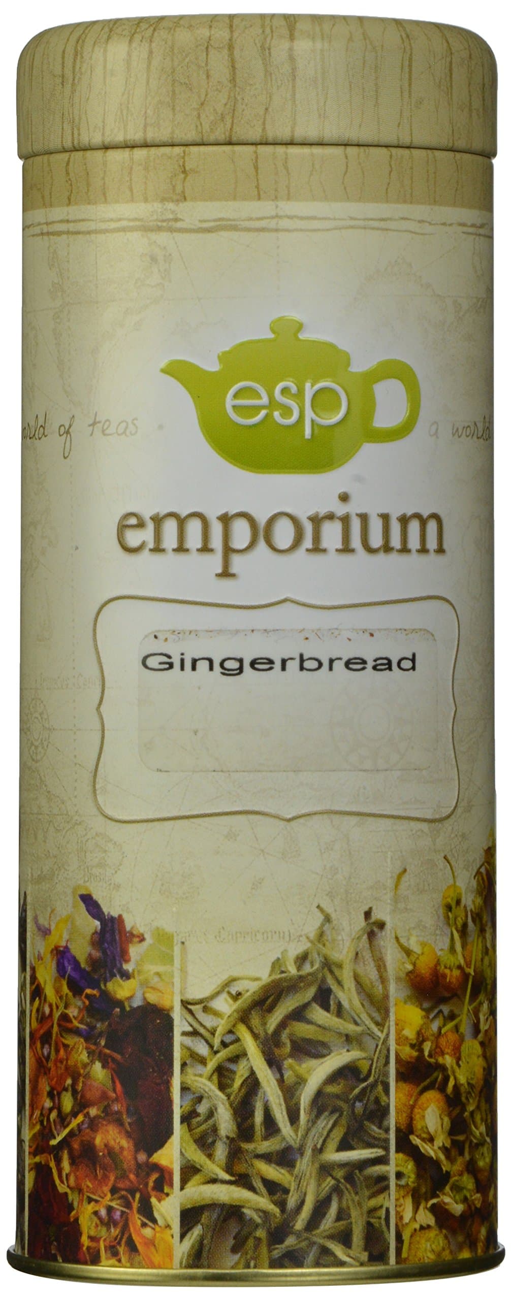 ESP Emporium Herb Tea Blend, Gingerbread, 3.53 Ounce