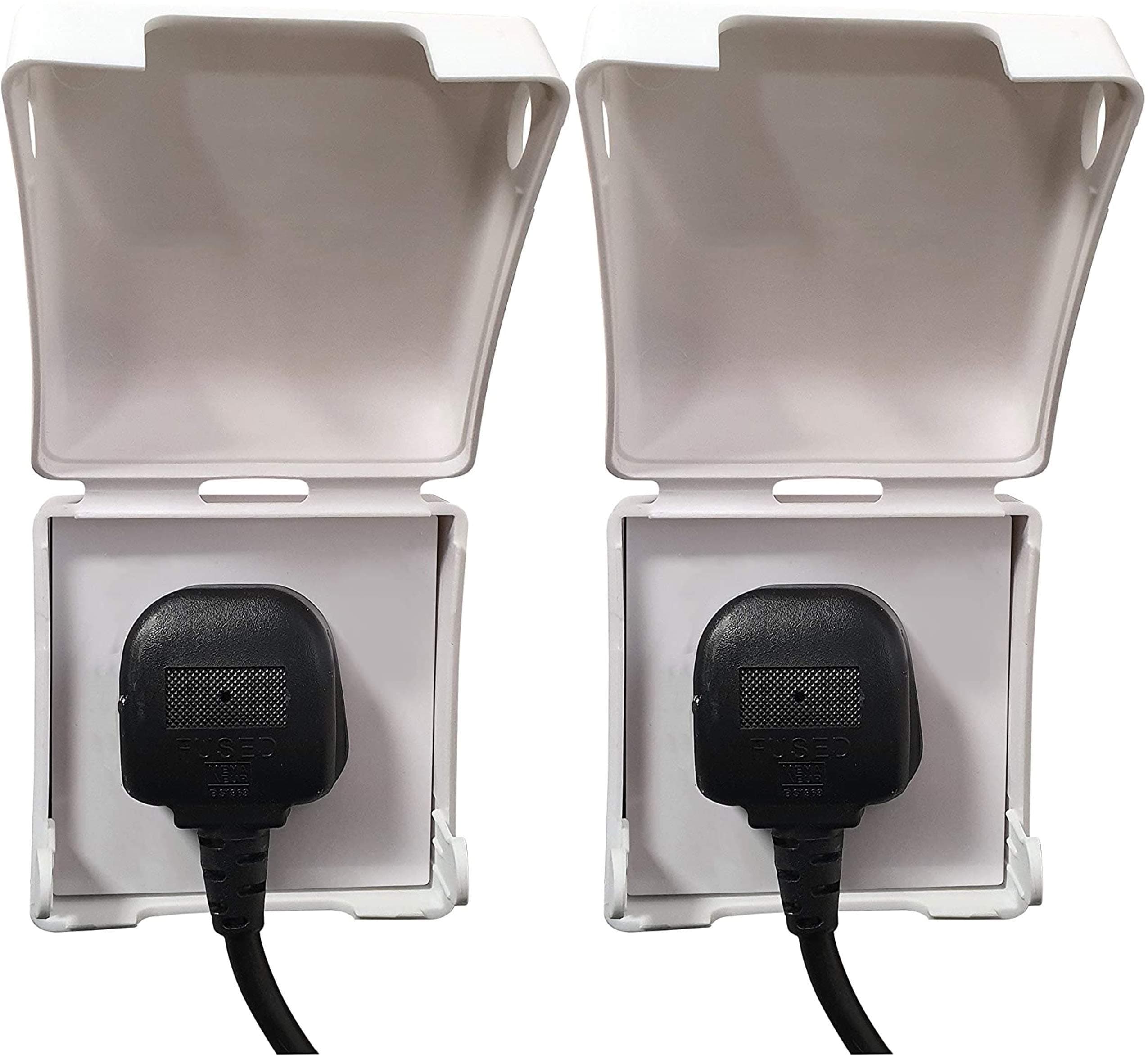 BabySecurity Single Electric Plug Socket Cover (2 Pack)