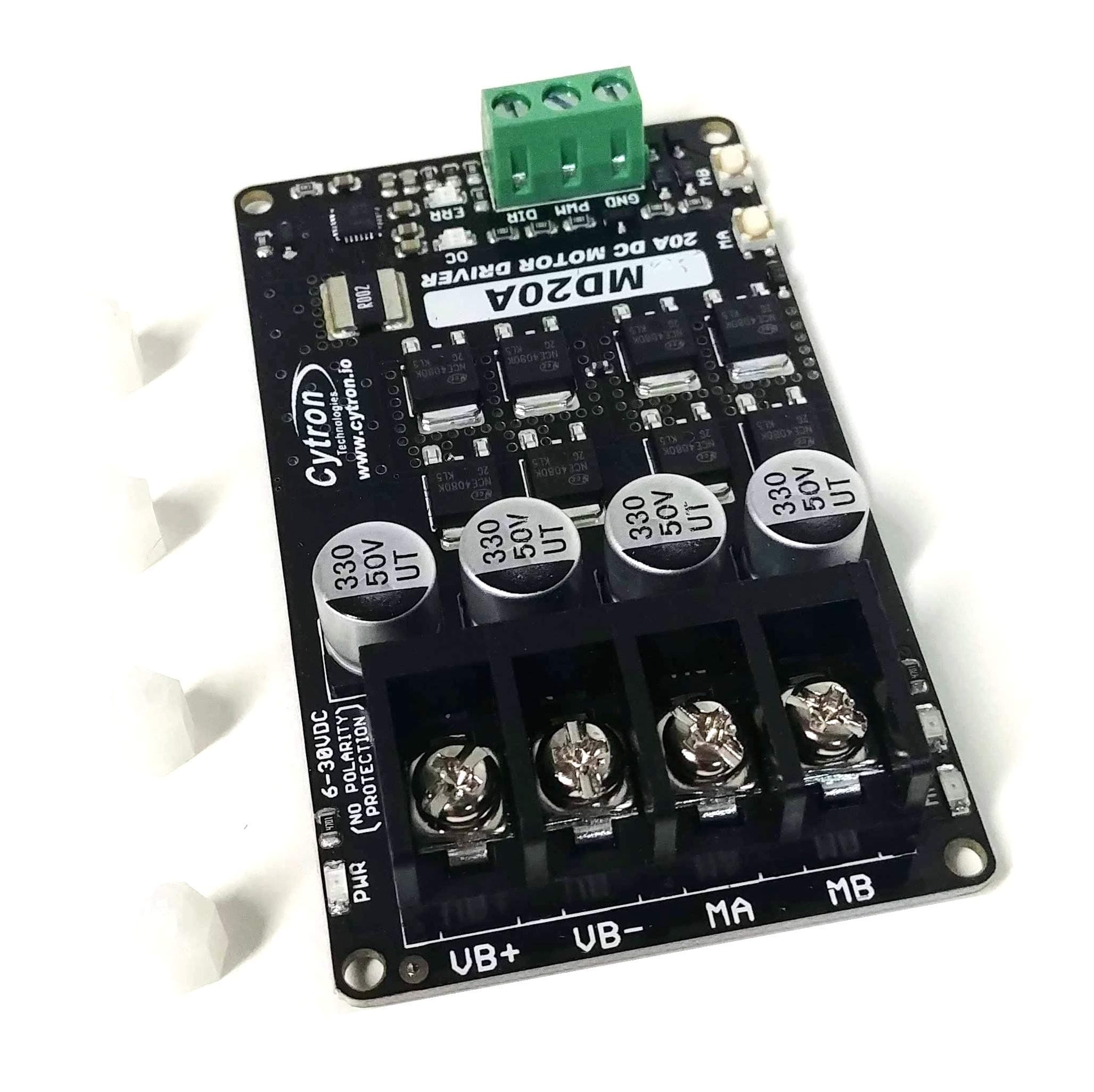 Cytron 20A Bi-Directional 6V-30V DC Motor Driver MD20A